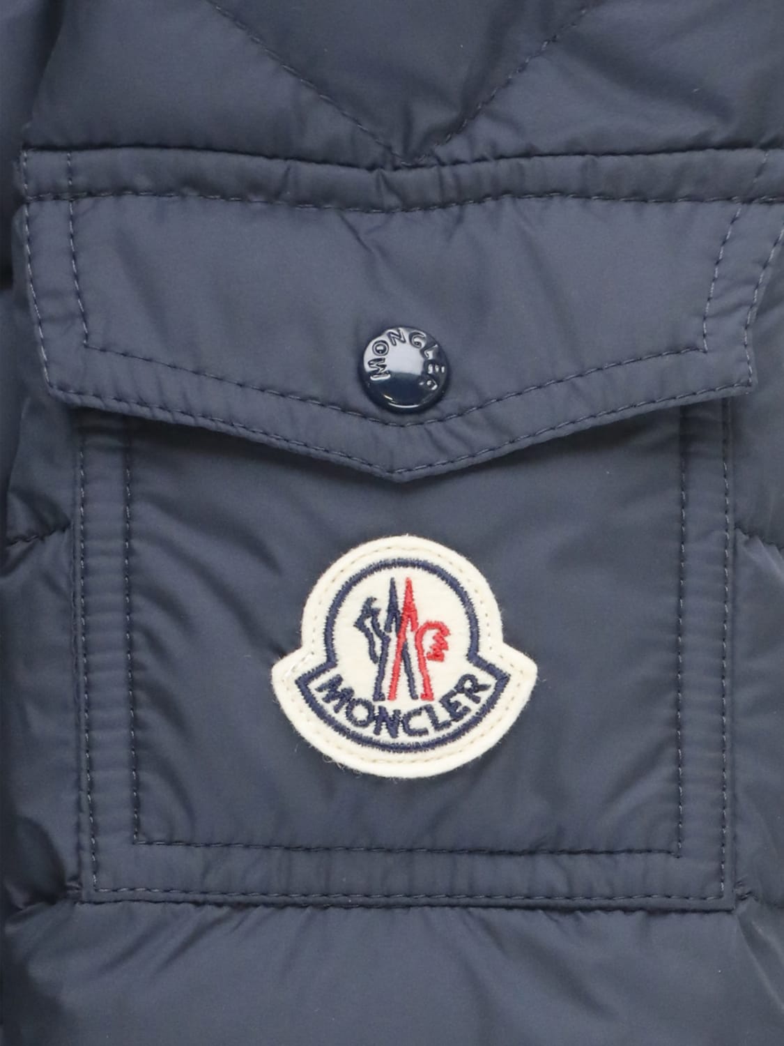 MONCLER JACKET: Jacket kids Moncler, Blue - Img 3
