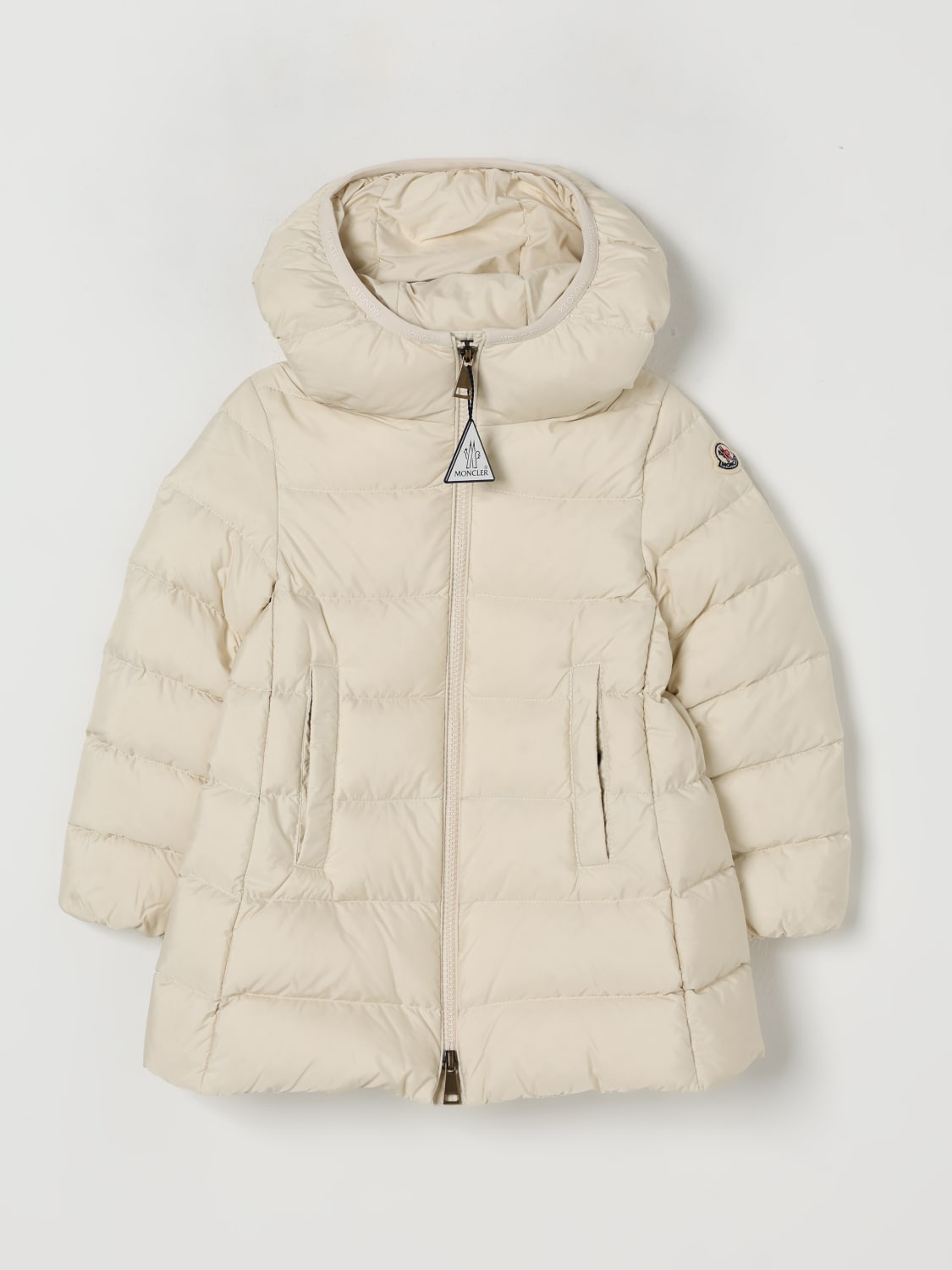 MONCLER 外套: 外套 儿童 Moncler, 米色 - Img 1