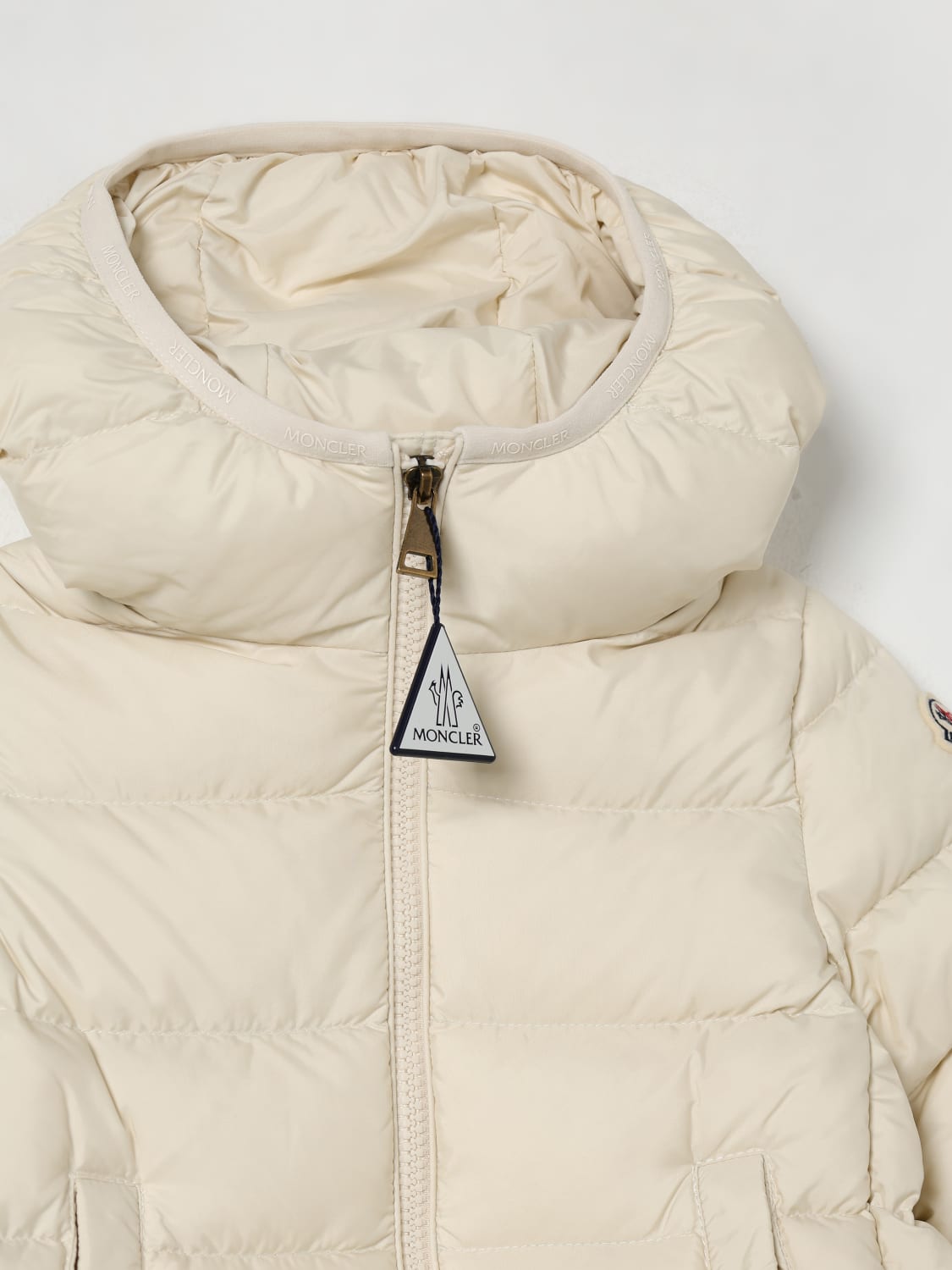 MONCLER 外套: 外套 儿童 Moncler, 米色 - Img 3