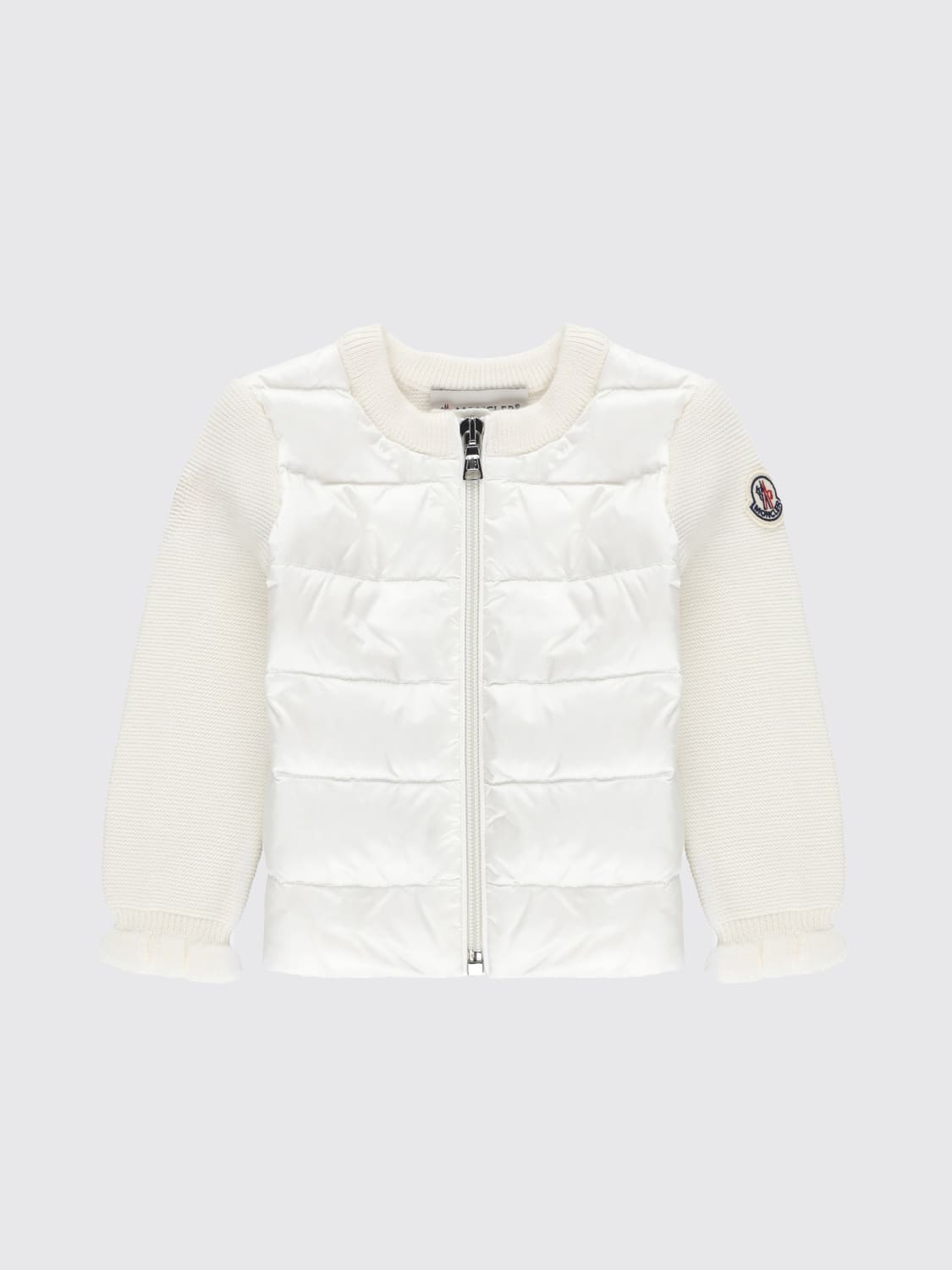 MONCLER SWEATER: Sweater kids Moncler, Ivory - Img 1