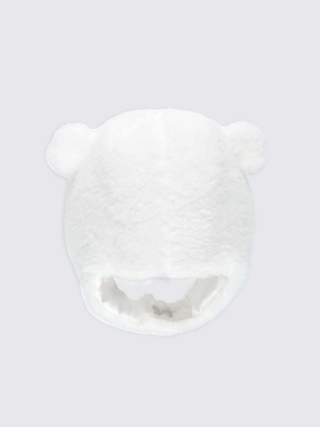 MONCLER HAT: Girls' hats kids Moncler, White - Img 2