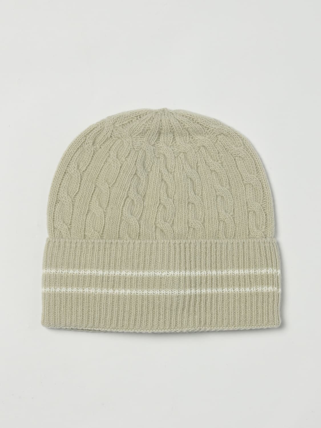 MONCLER HAT: Girls' hats kids Moncler, Green - Img 2