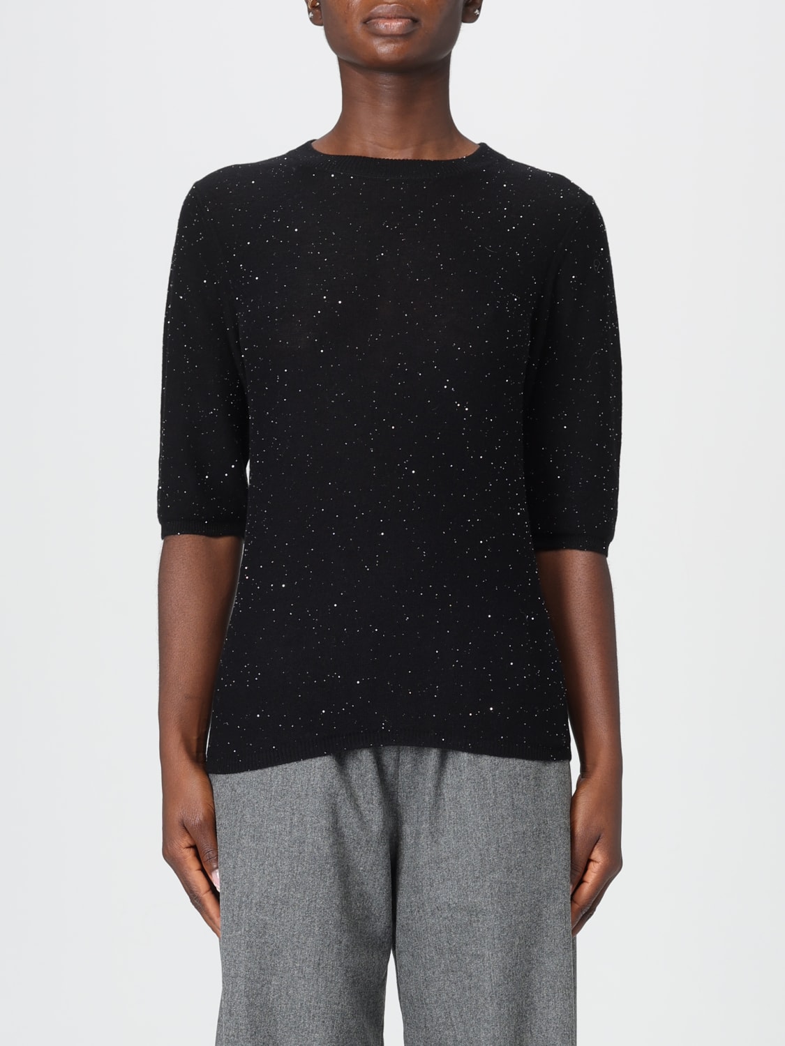 FABIANA FILIPPI PULLOVER: Pullover damen Fabiana Filippi, Schwarz - Img 1