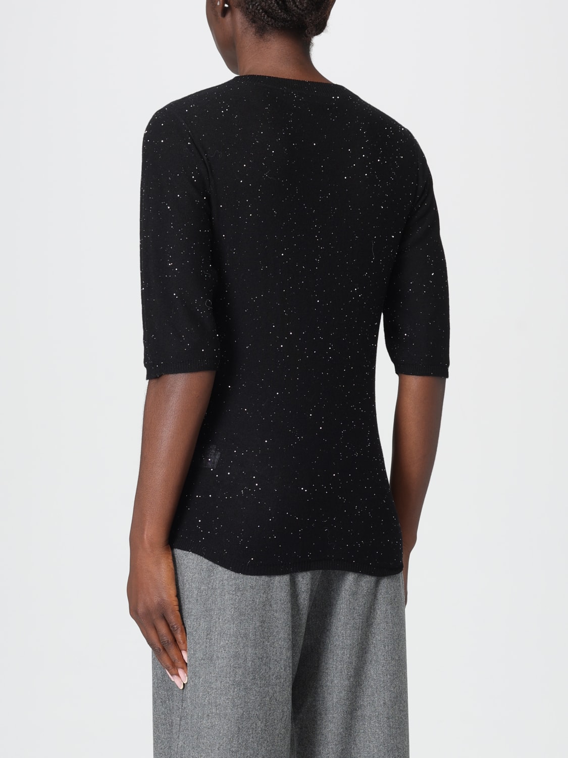 FABIANA FILIPPI PULLOVER: Pullover damen Fabiana Filippi, Schwarz - Img 2