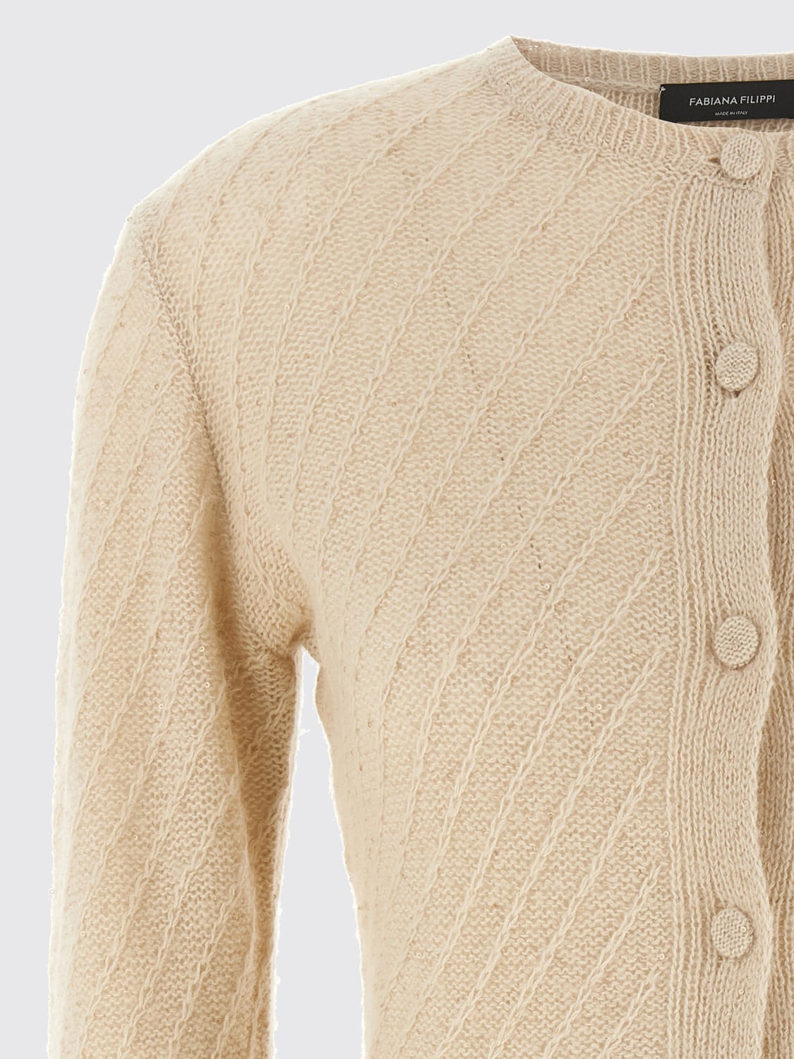 FABIANA FILIPPI PULLOVER: Pullover damen Fabiana Filippi, Beige - Img 3