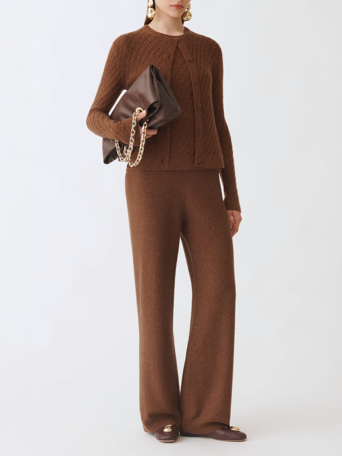 FABIANA FILIPPI PULLOVER: Pullover damen Fabiana Filippi, Mahagoni - Img 2