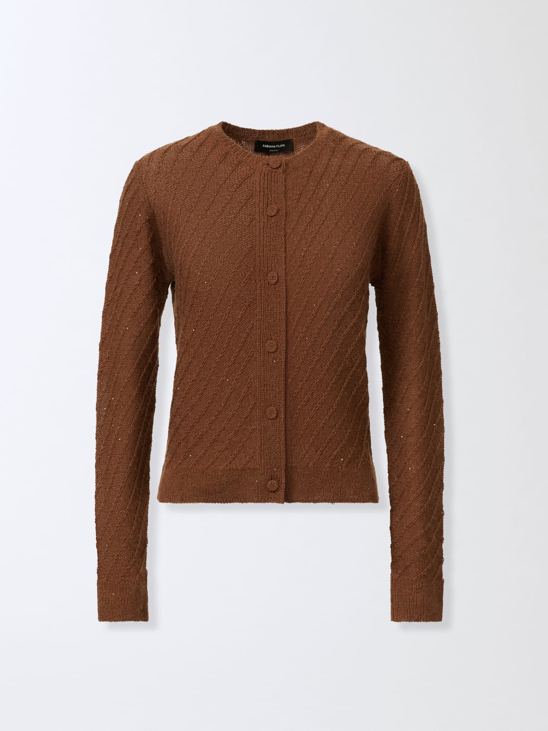 FABIANA FILIPPI PULLOVER: Pullover damen Fabiana Filippi, Mahagoni - Img 5