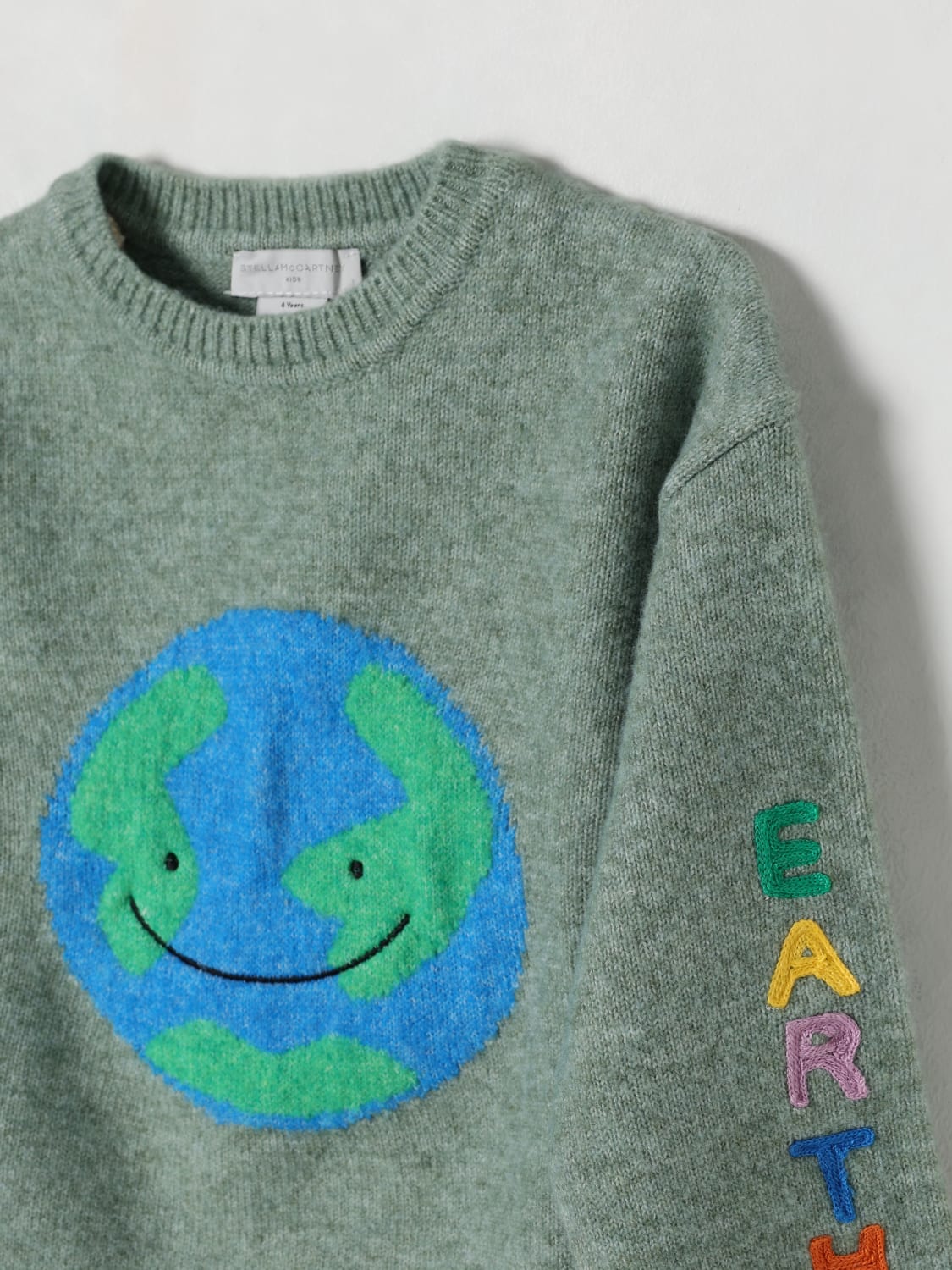 STELLA MCCARTNEY KIDS SWEATER: Sweater kids Stella McCartney Kids, Green - Img 3