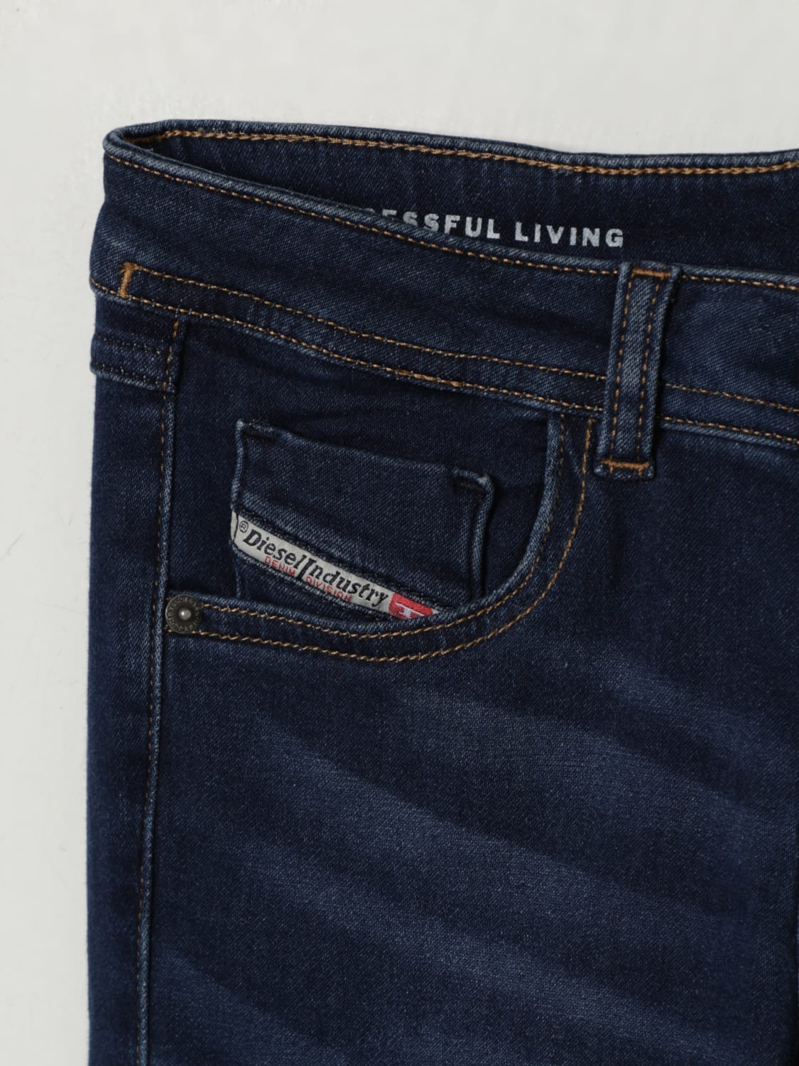 DIESEL JEANS: Jeans kinder Diesel, Denim - Img 3