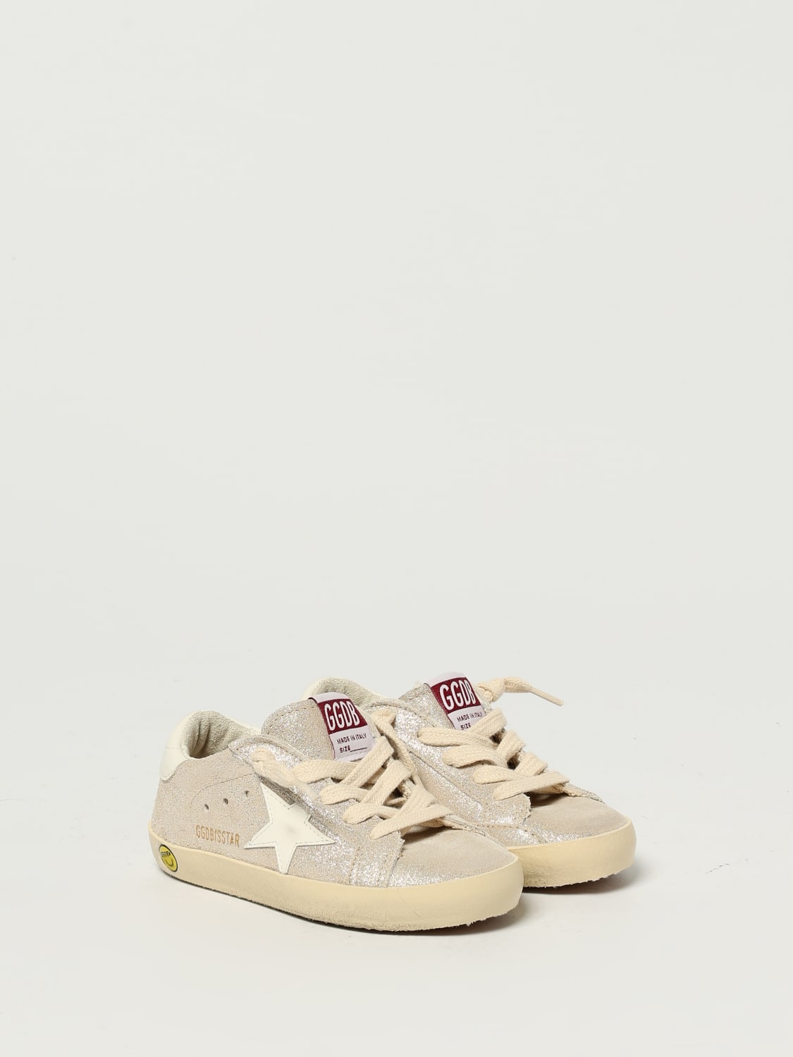GOLDEN GOOSE BASKETS: Chaussures enfant Golden Goose, Beige - Img 2