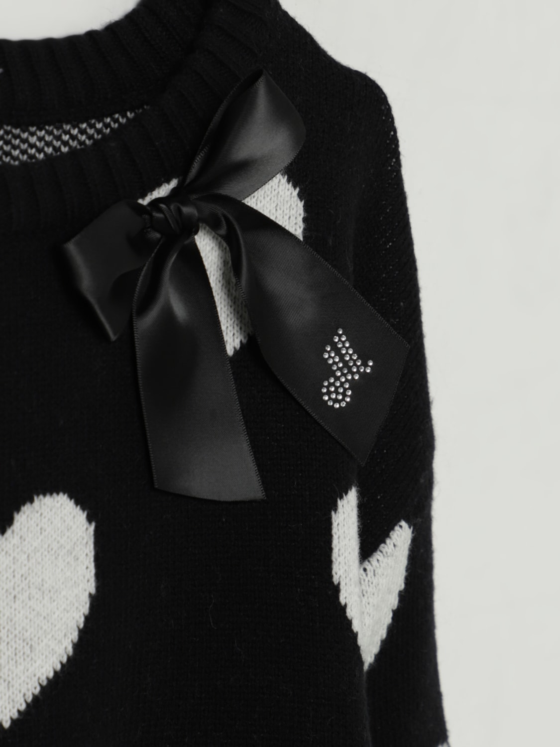 MONNALISA PULLOVER: Pullover kinder Monnalisa, Schwarz - Img 3