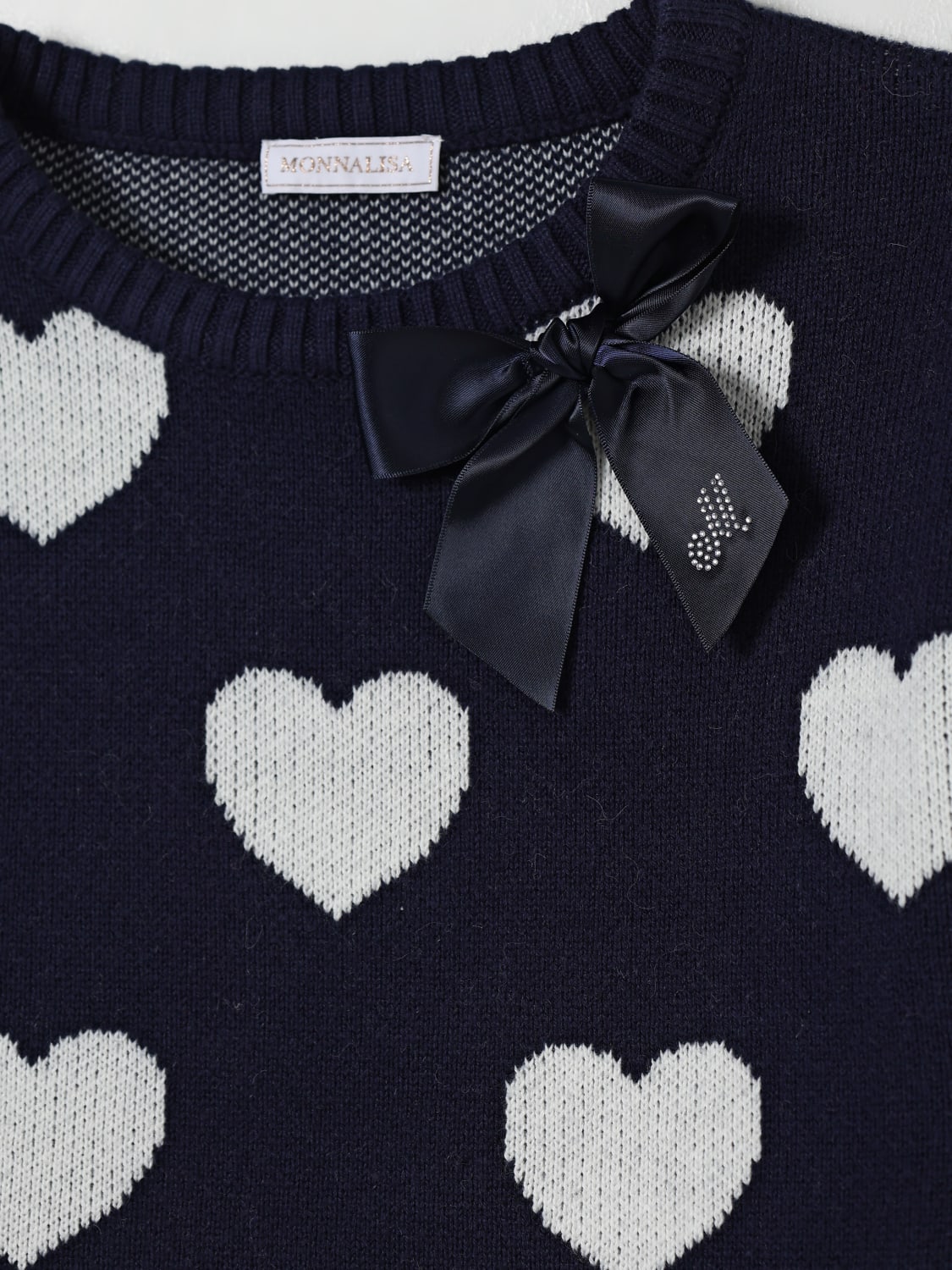 MONNALISA PULLOVER: Pullover kinder Monnalisa, Blau - Img 3