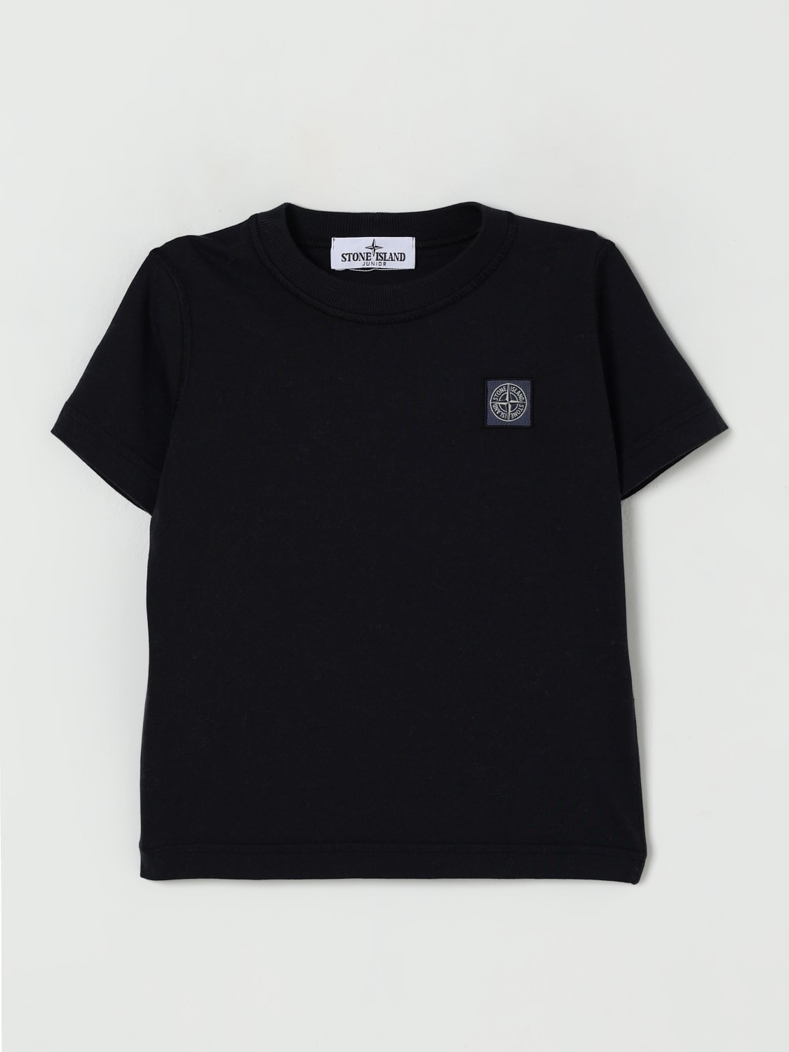 STONE ISLAND JUNIOR T-SHIRT: T-shirt enfant Stone Island Junior, Bleu - Img 1