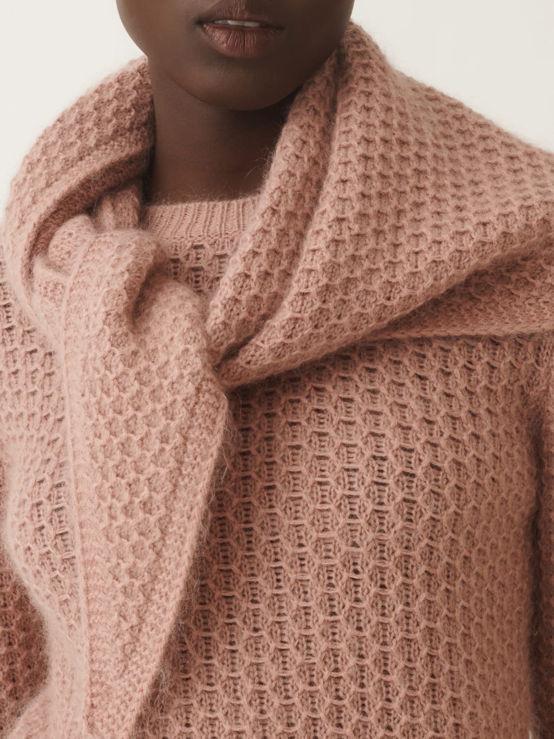 FABIANA FILIPPI FULAR: Bufanda mujer Fabiana Filippi, Rosa - Img 2