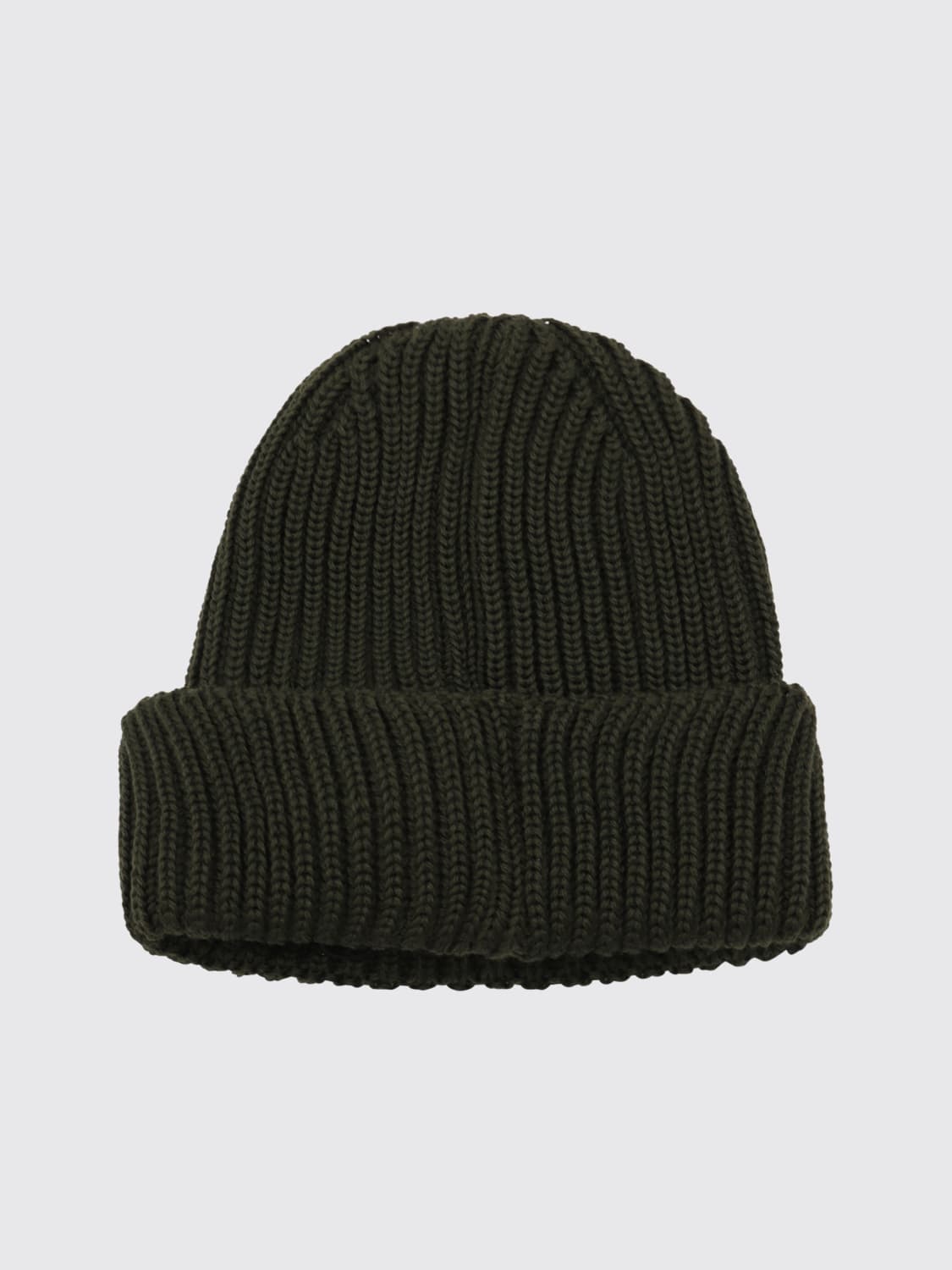 C.P. COMPANY CAPPELLO: Cappello C.P. Company in lana a coste con lenti , Verde - Img 2