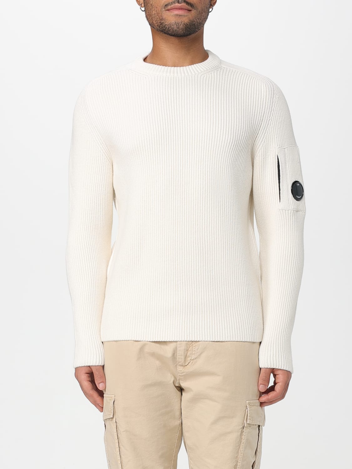 C.P. COMPANY SWEATER: Sweater men C.P. Company, White - Img 1