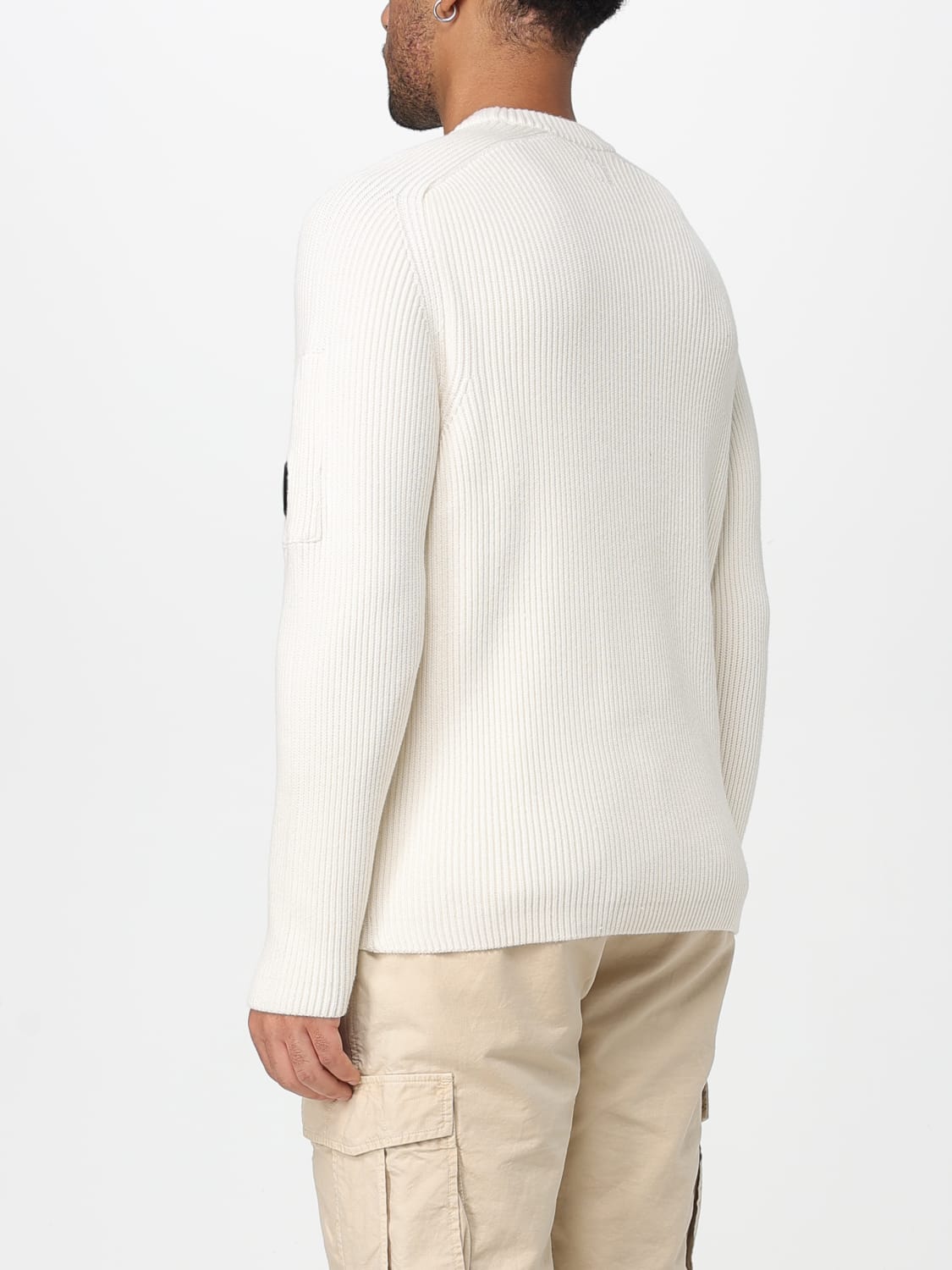 C.P. COMPANY SWEATER: Sweater men C.P. Company, White - Img 2
