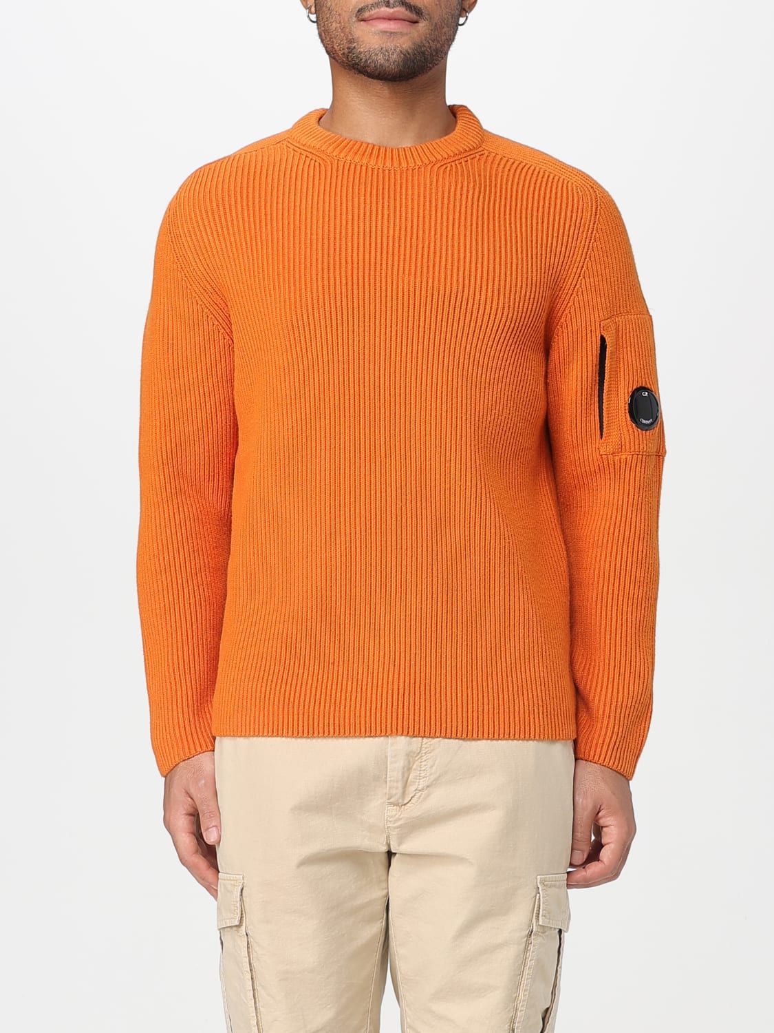 C.P. COMPANY SWEATER: Sweater men C.P. Company, Orange - Img 1