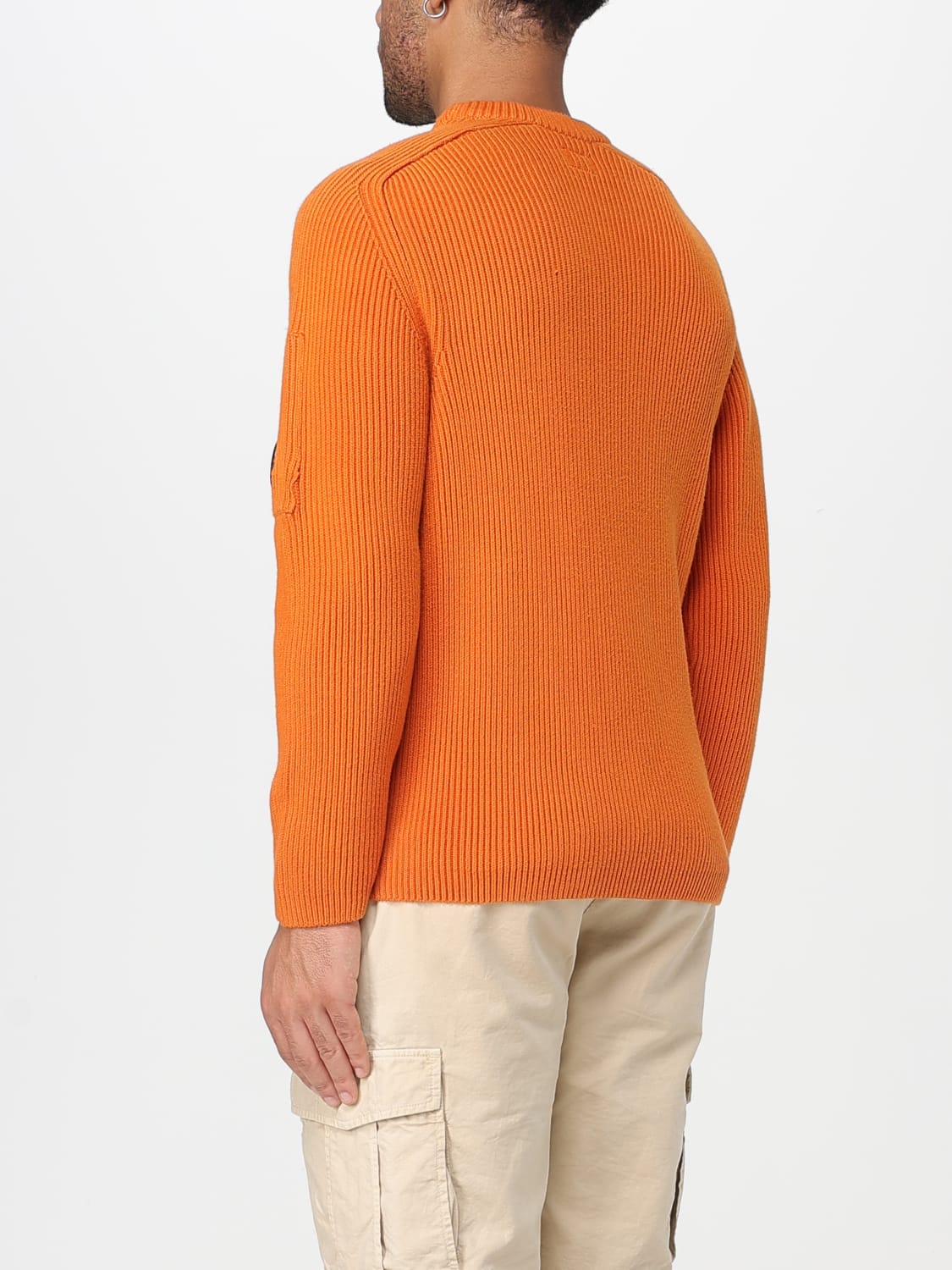 C.P. COMPANY SWEATER: Sweater men C.P. Company, Orange - Img 2