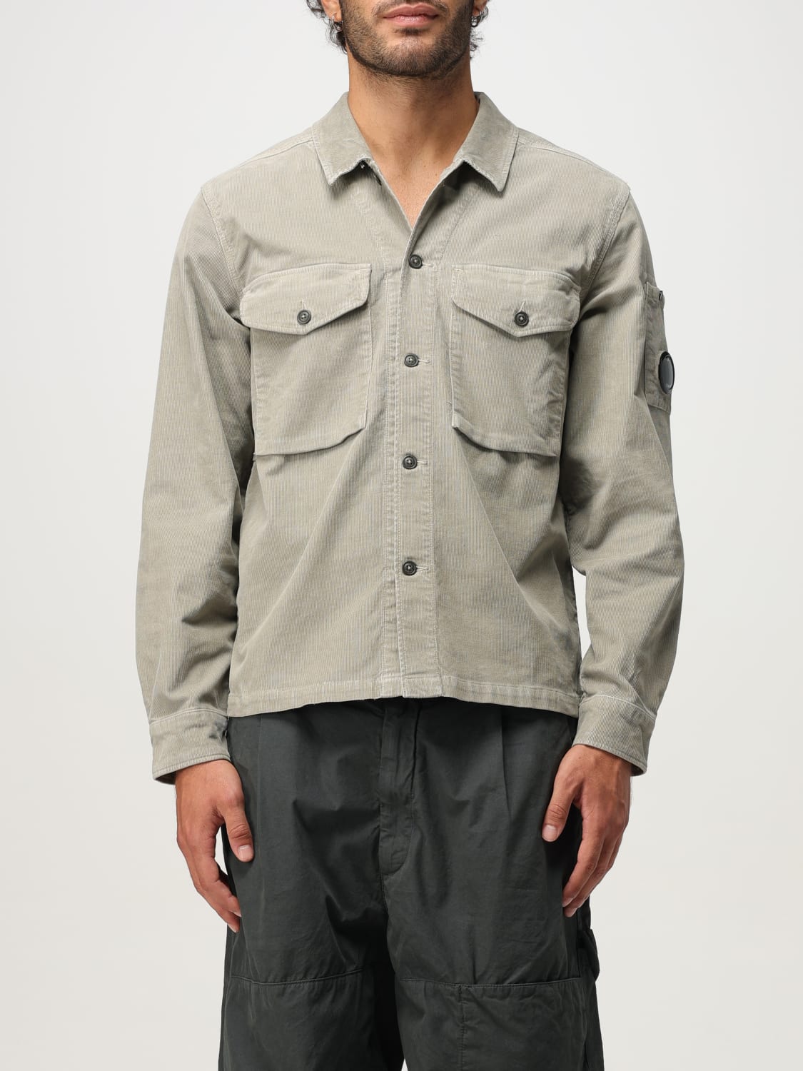 C.P. COMPANY JACKET: Shirt men C.P. Company, Sage - Img 1