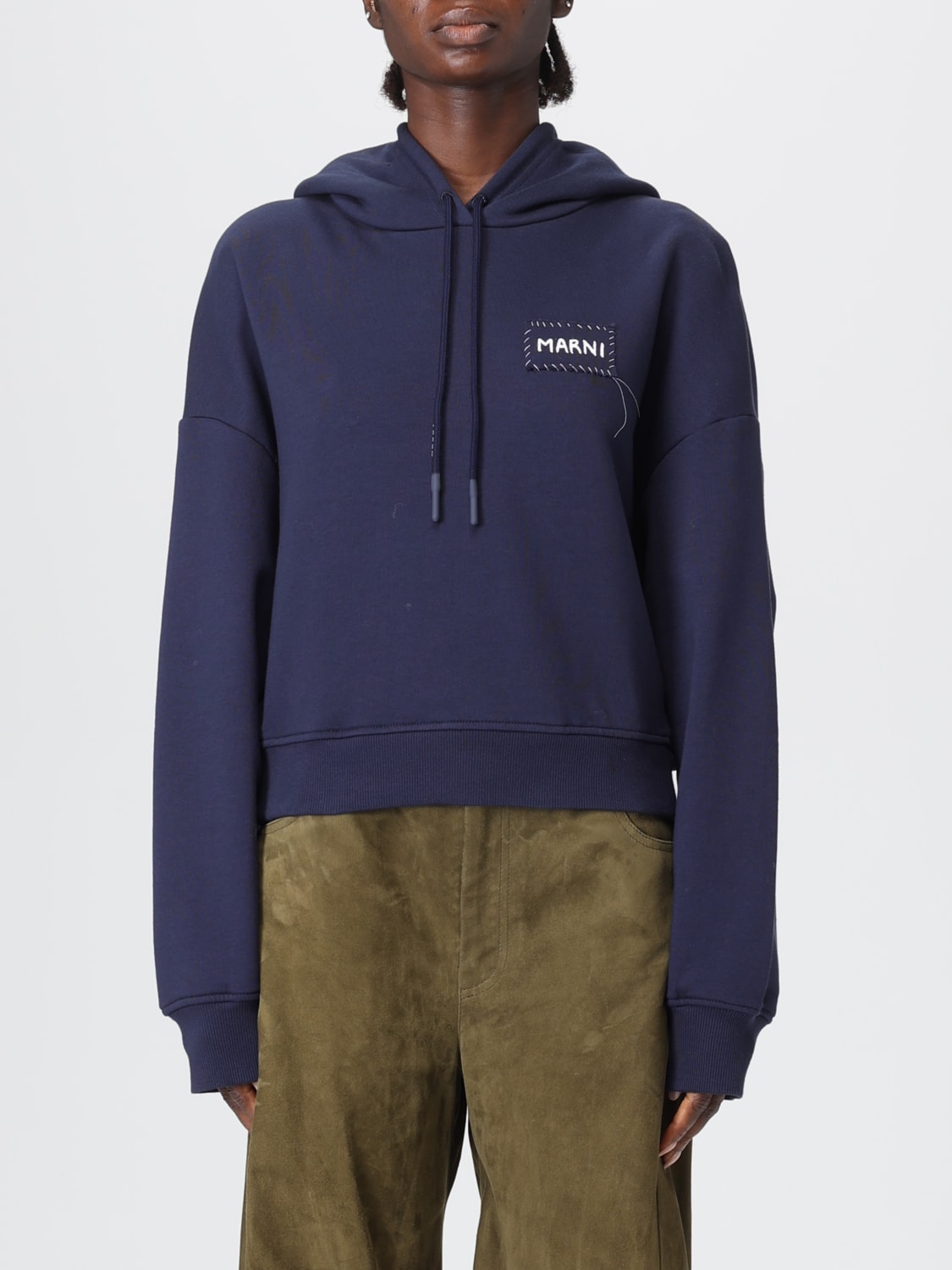 MARNI SWEATSHIRT: Sweatshirt woman Marni, Blue - Img 1