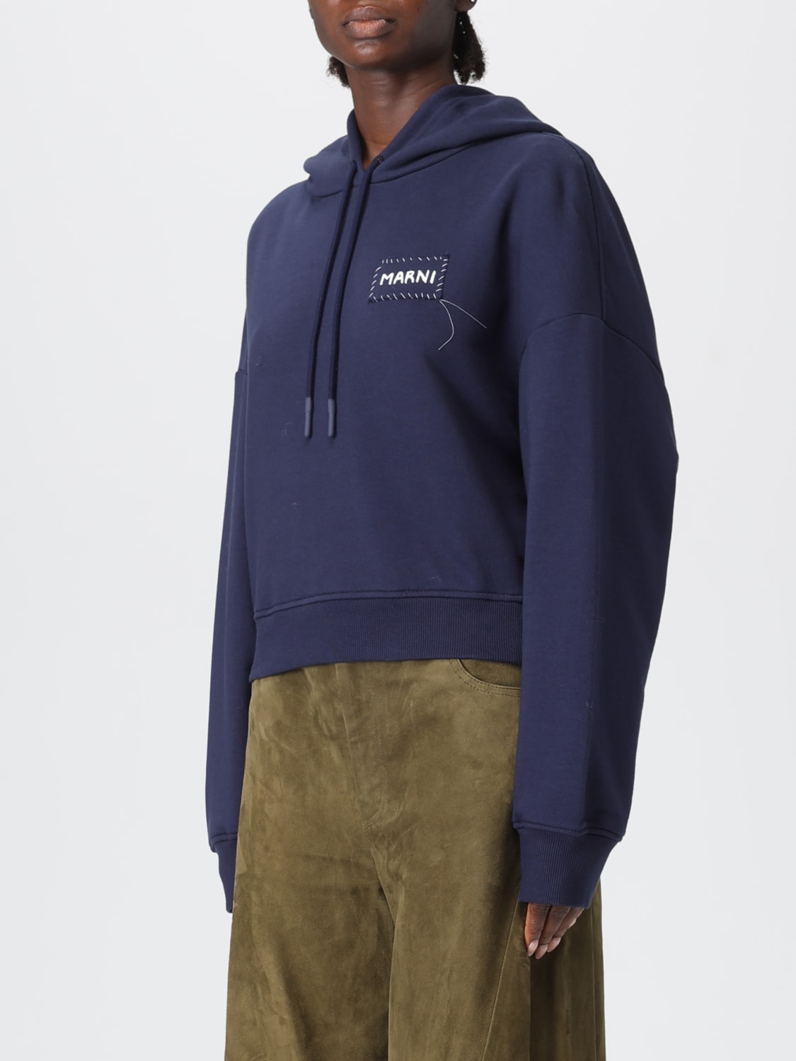 MARNI SWEATSHIRT: Sweatshirt woman Marni, Blue - Img 4