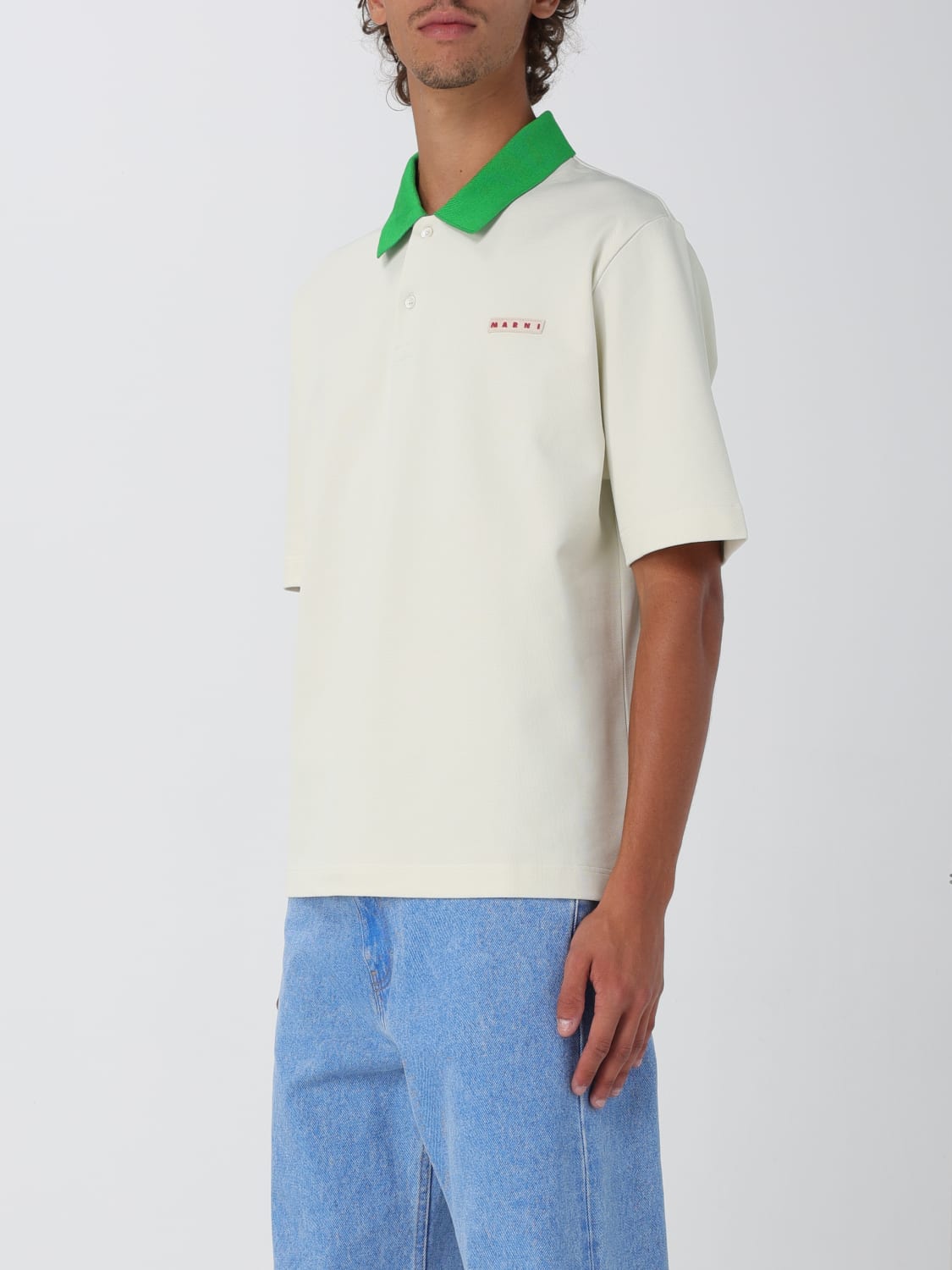 MARNI POLO: Polo Marni in misto cotone , Bianco - Img 4