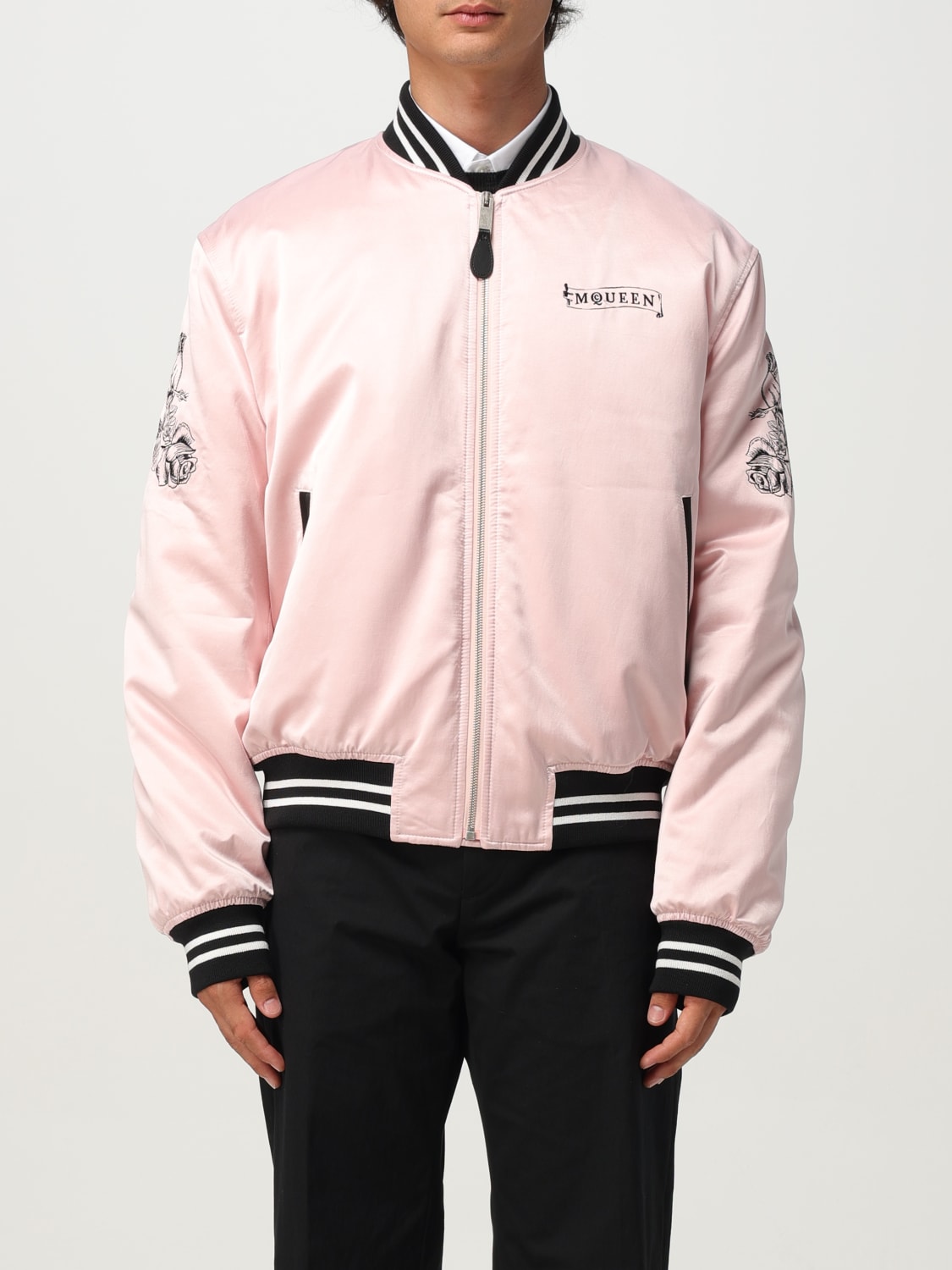 MCQUEEN JACKET: Jacket men McQueen, Pink - Img 1
