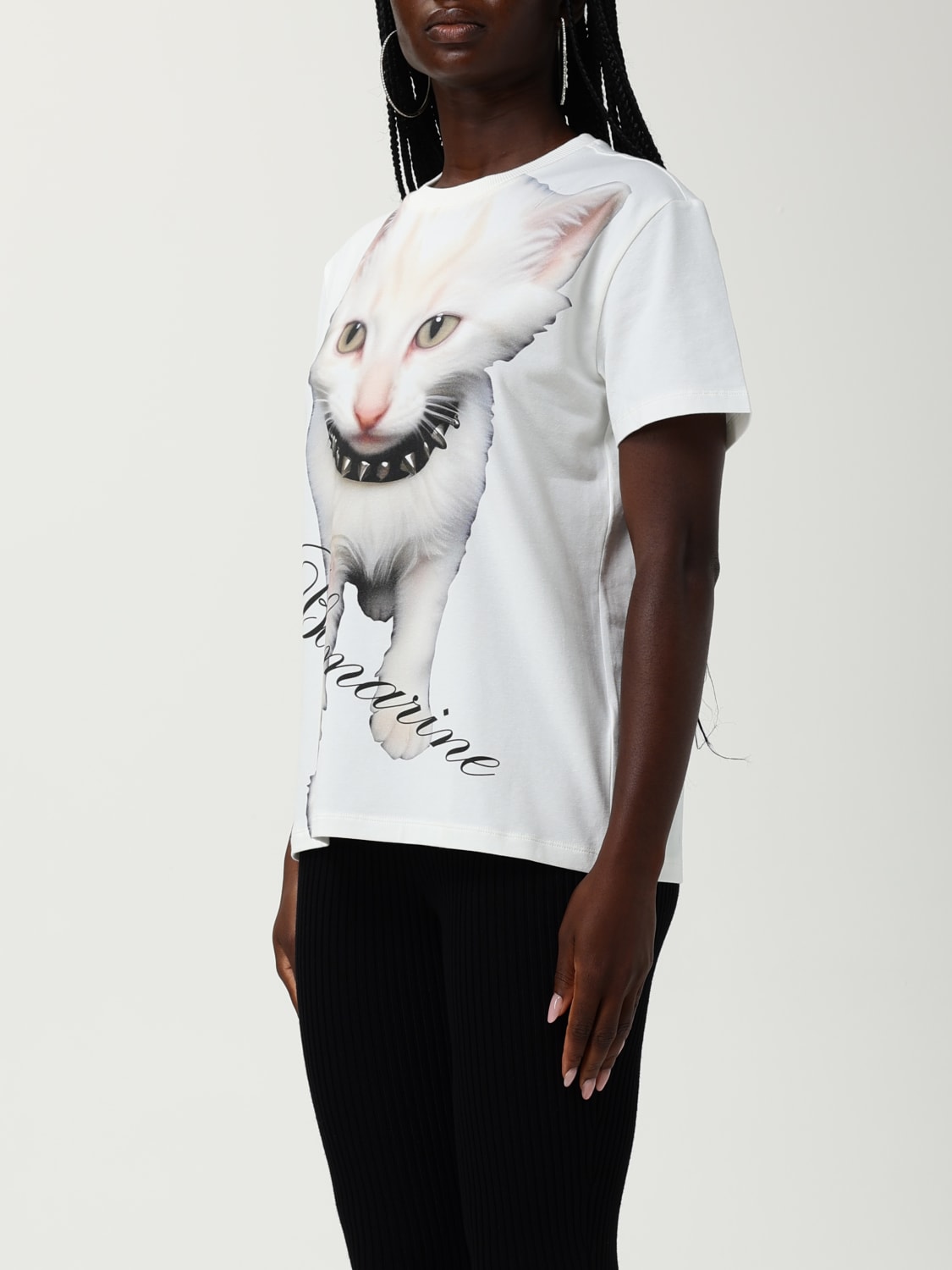 BLUMARINE T-SHIRT: T-shirt femme Blumarine, Blanc - Img 4