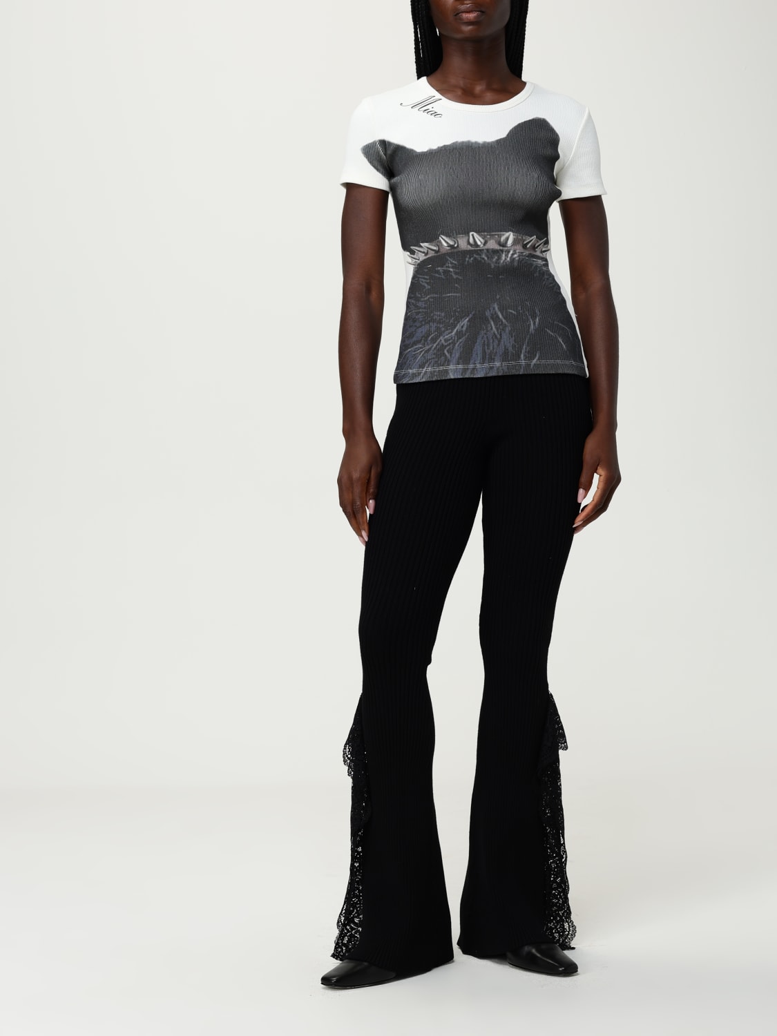 BLUMARINE T-SHIRT: T-shirt femme Blumarine, Blanc - Img 2