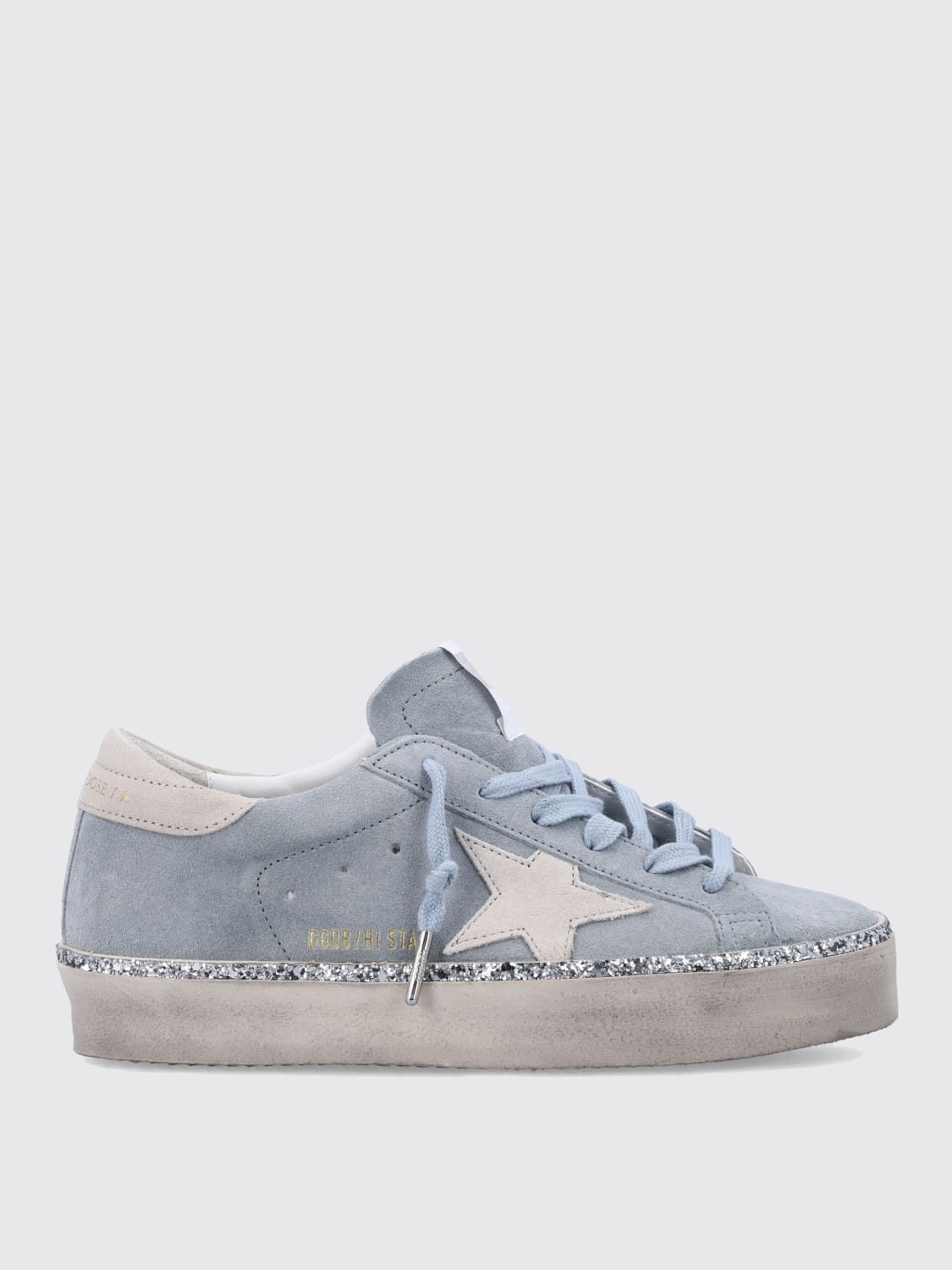 GOLDEN GOOSE SNEAKERS: Sneakers woman Golden Goose, Sky Blue - Img 1