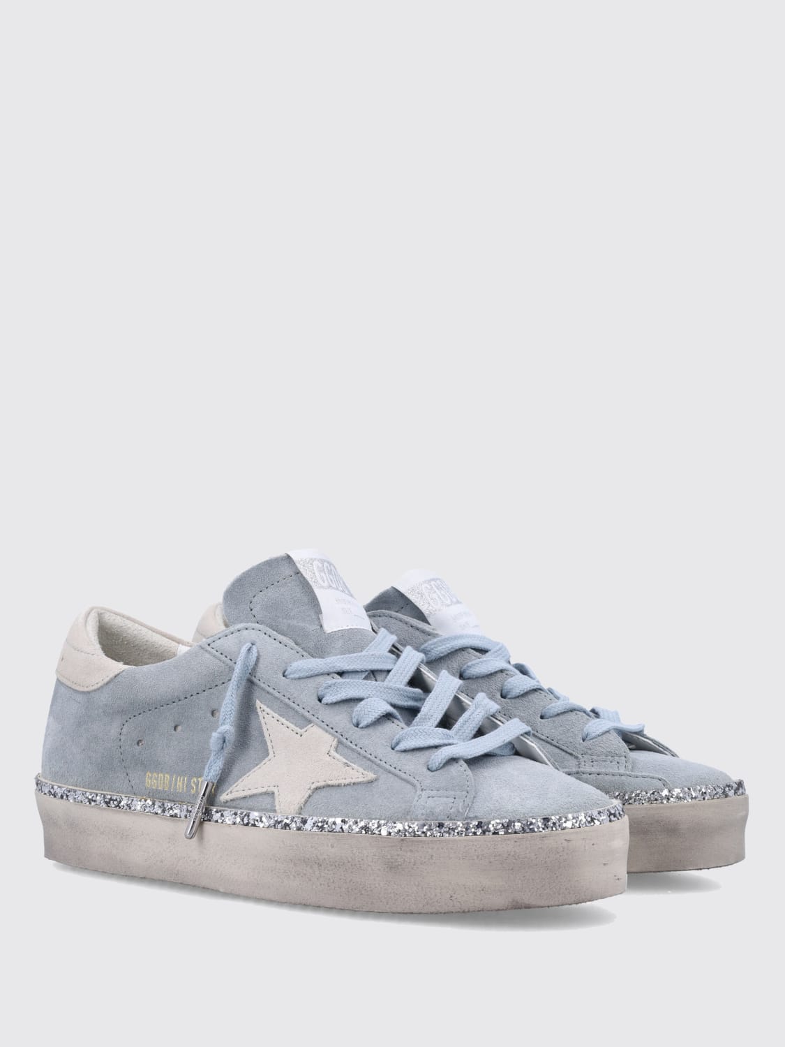 GOLDEN GOOSE SNEAKERS: Sneakers woman Golden Goose, Sky Blue - Img 2