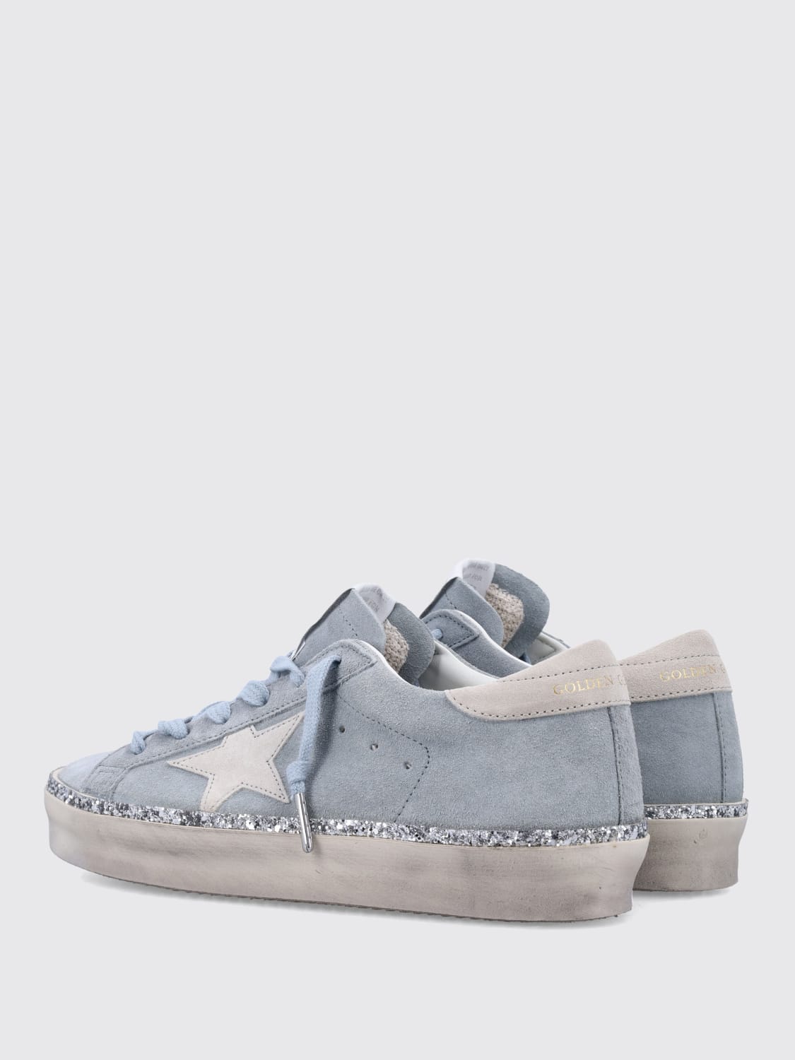 GOLDEN GOOSE SNEAKERS: Sneakers woman Golden Goose, Sky Blue - Img 3