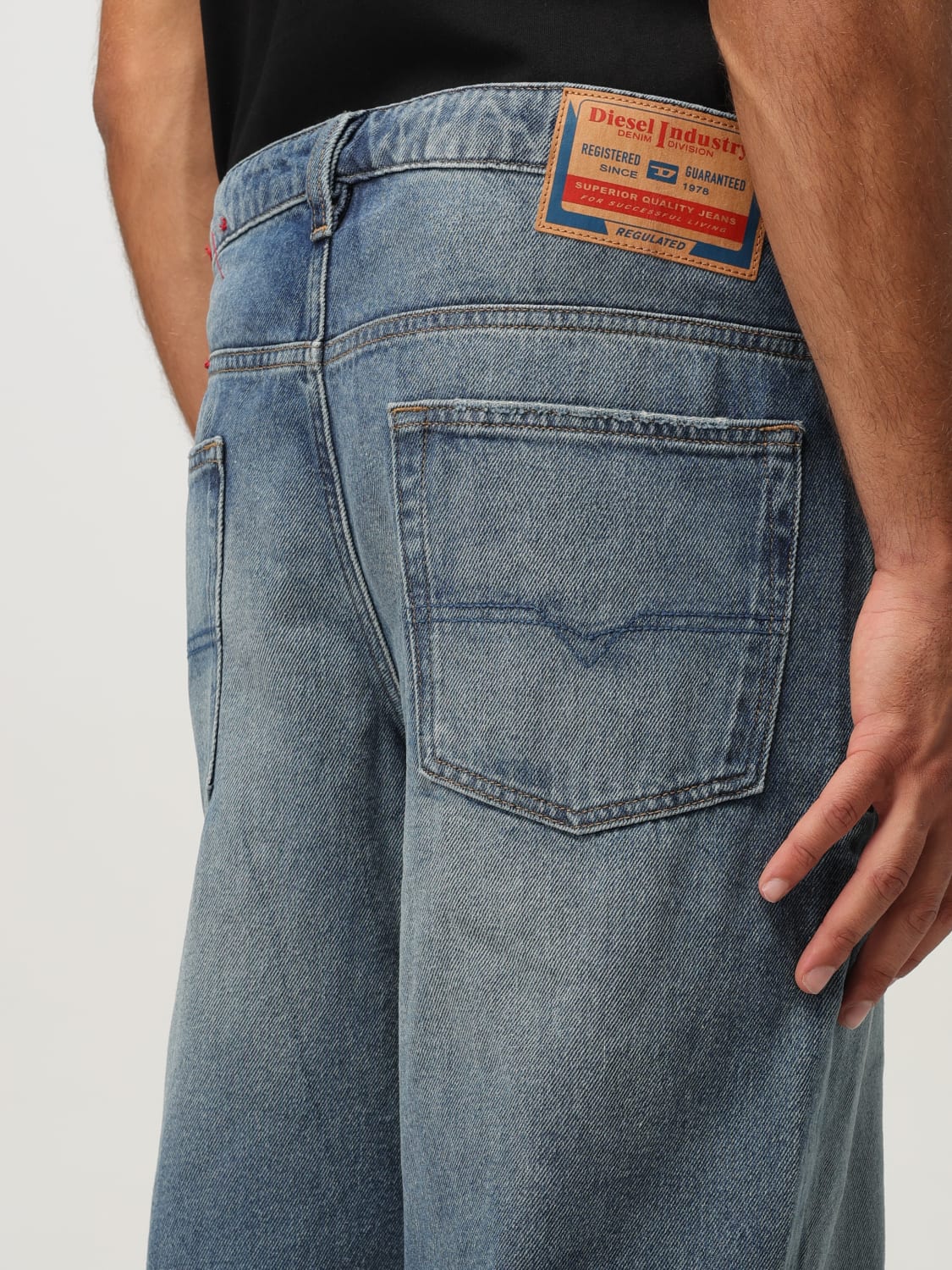 DIESEL JEANS: Jeans men Diesel, Blue - Img 3