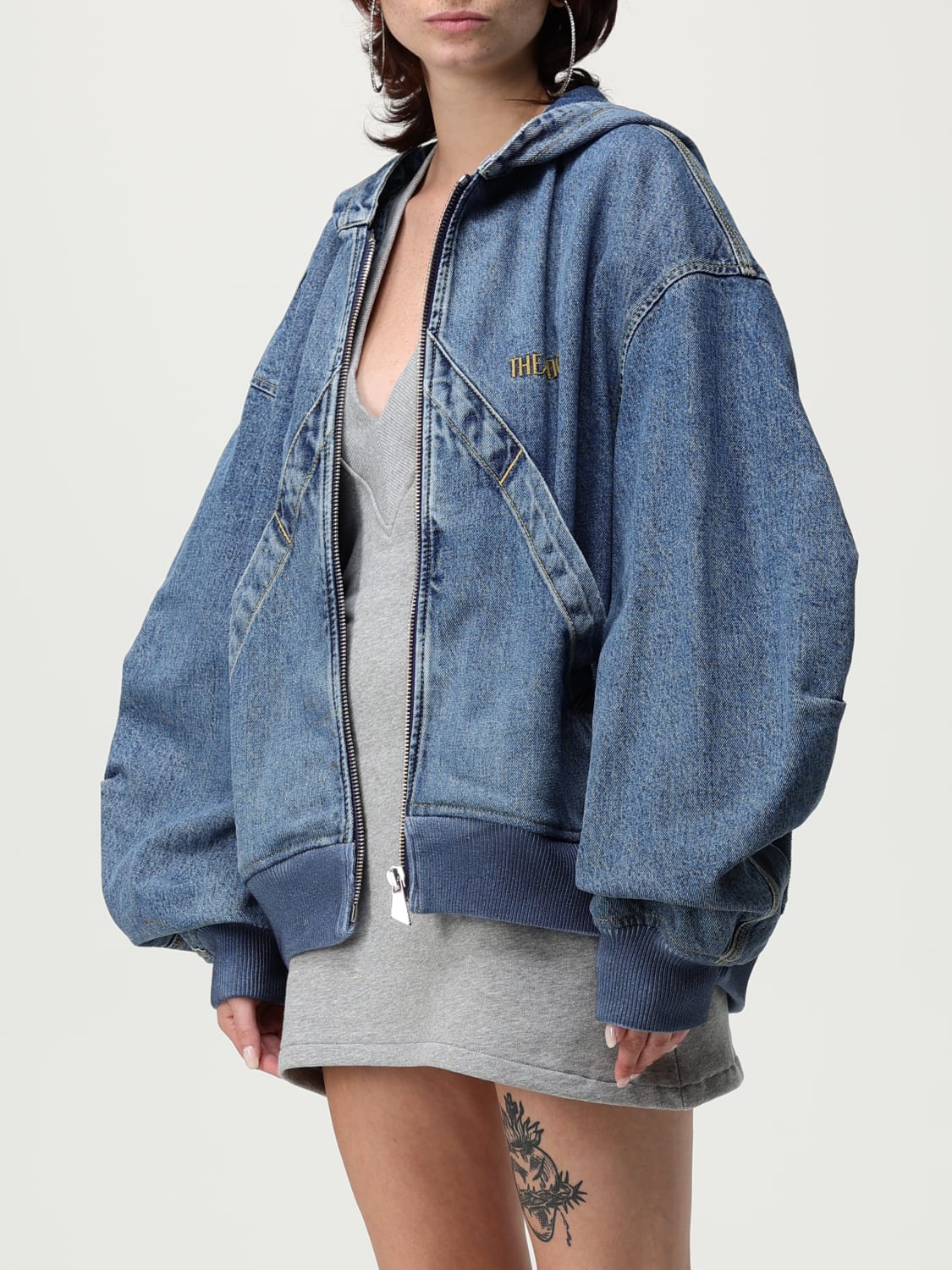 ジャケット THE ATTICO Woman Jacket Blue 251WCB00066DDD085AA 024 THE ATTICO: Jacket woman - Blue | The Attico jacket