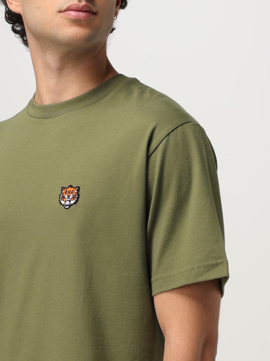 KENZO T恤: T恤 男士 Kenzo, 卡其色 - Img 3