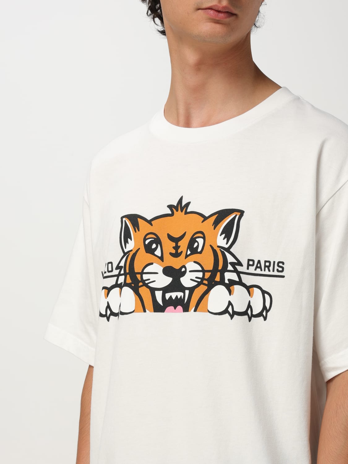 KENZO T-SHIRT: T-shirt men Kenzo, White - Img 4