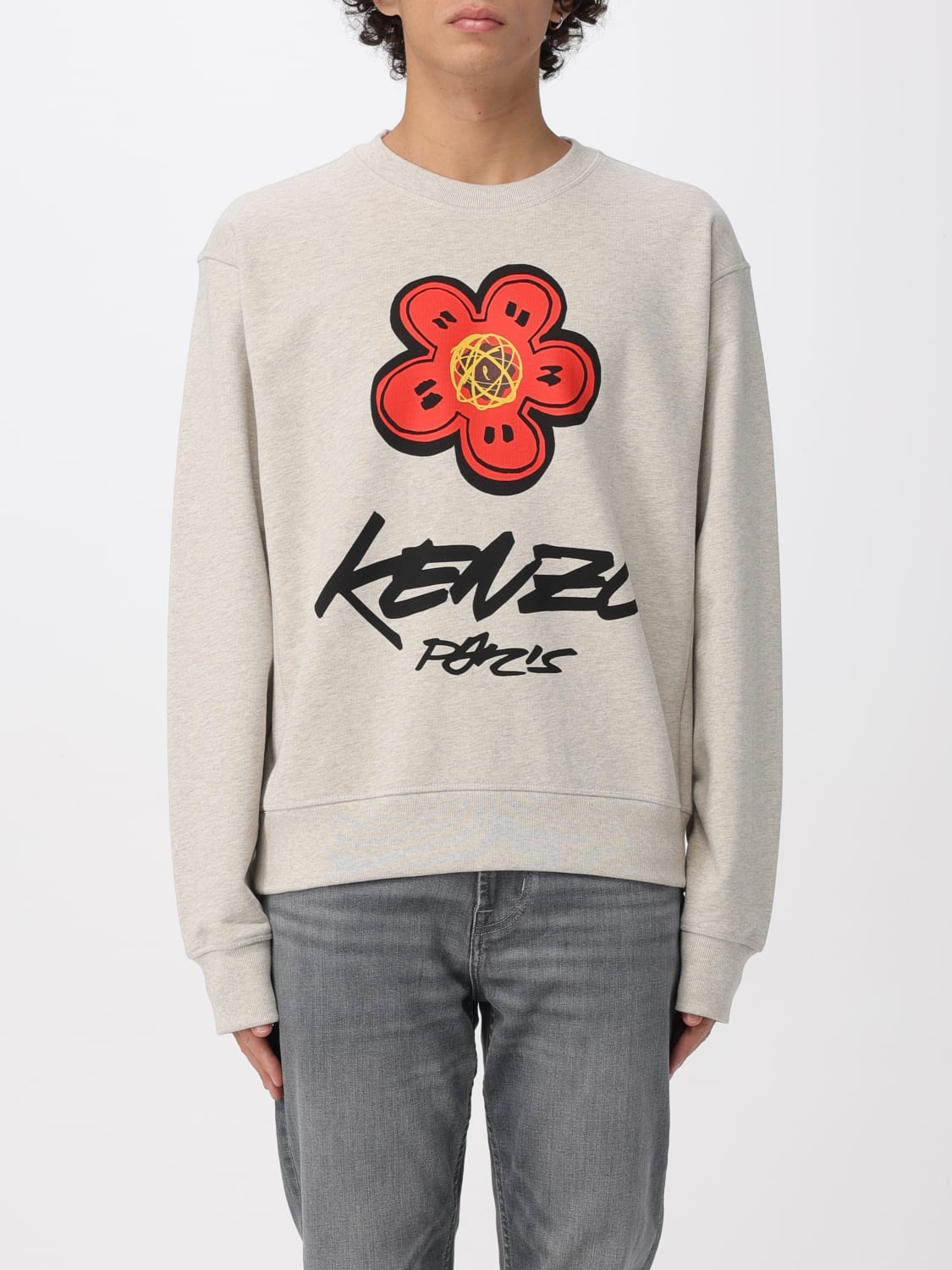 KENZO SWEATSHIRT: Sweatshirt men Kenzo, Grey - Img 1