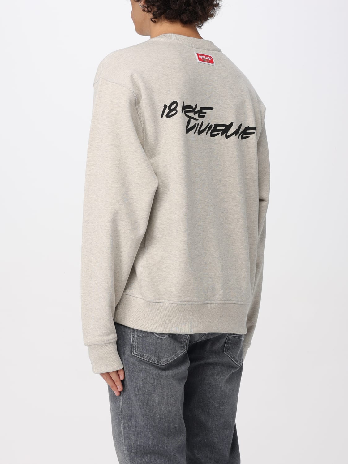 KENZO SWEATSHIRT: Sweatshirt men Kenzo, Grey - Img 2