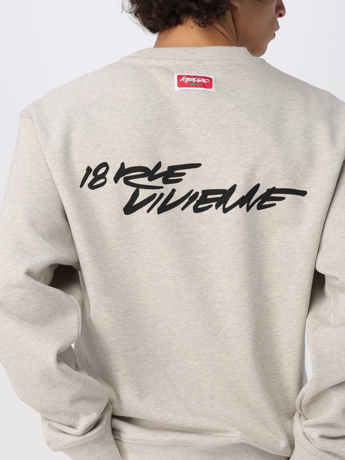KENZO SWEATSHIRT: Sweatshirt men Kenzo, Grey - Img 3
