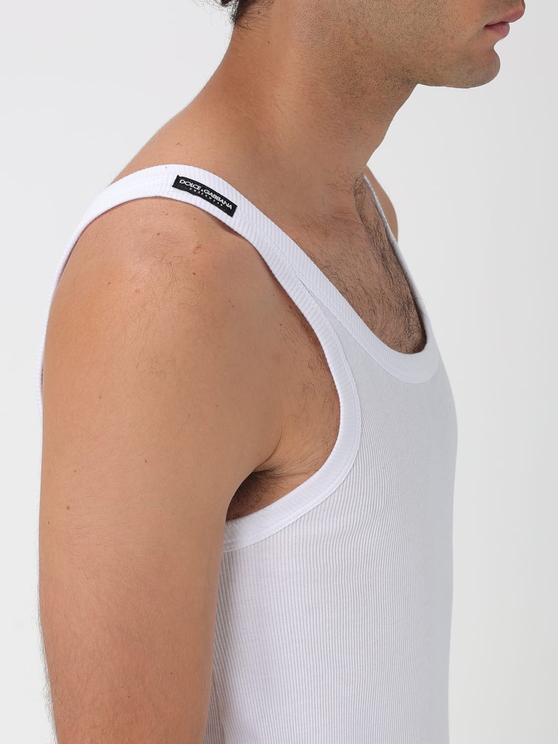 DOLCE & GABBANA T-SHIRT: Underwear men Dolce & Gabbana, White - Img 5
