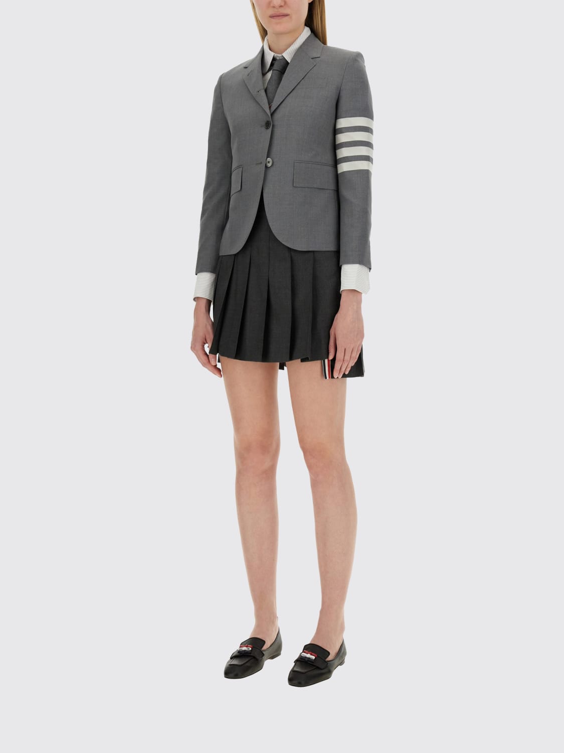 THOM BROWNE CHEMISE: Chemise femme Thom Browne, Gris - Img 2