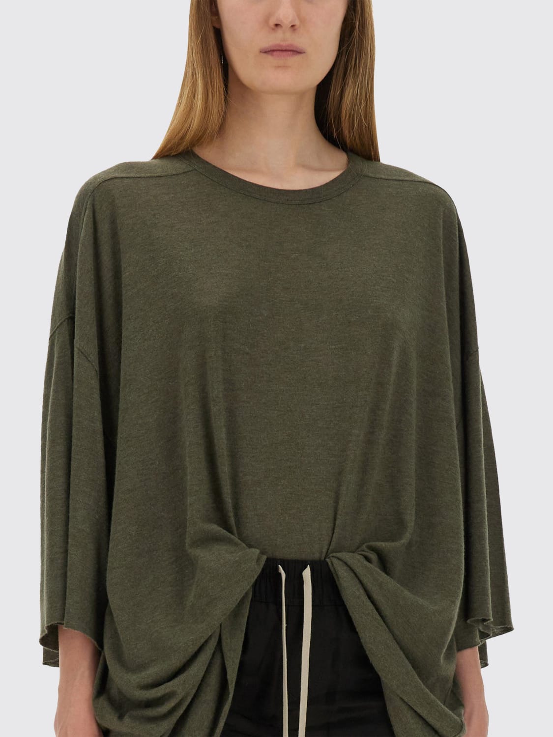 RICK OWENS T-SHIRT: T-shirt woman Rick Owens, Green - Img 4