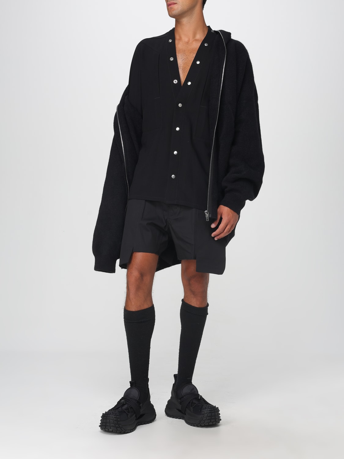 RICK OWENS SHIRT: Shirt men Rick Owens, Black - Img 2