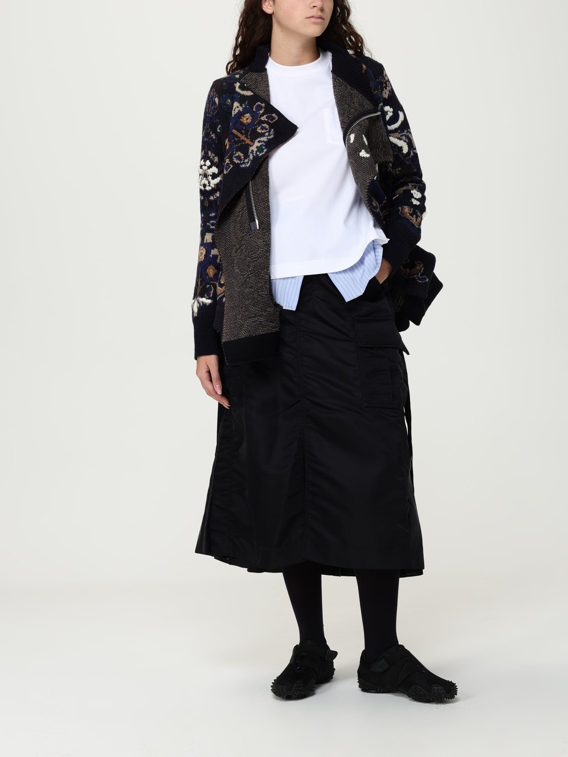 SACAI CAMISETA: Camiseta mujer Sacai, Blanco - Img 2