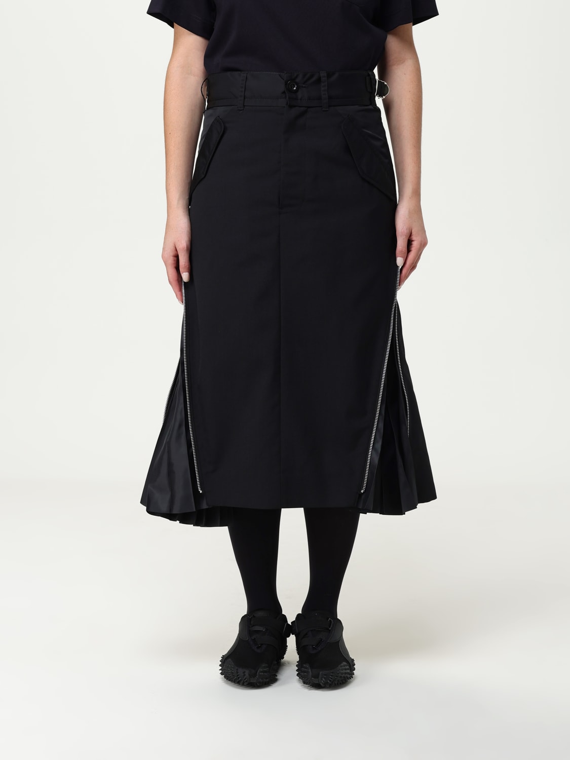 SACAI JUPE: Jupe femme Sacai, Noir - Img 1