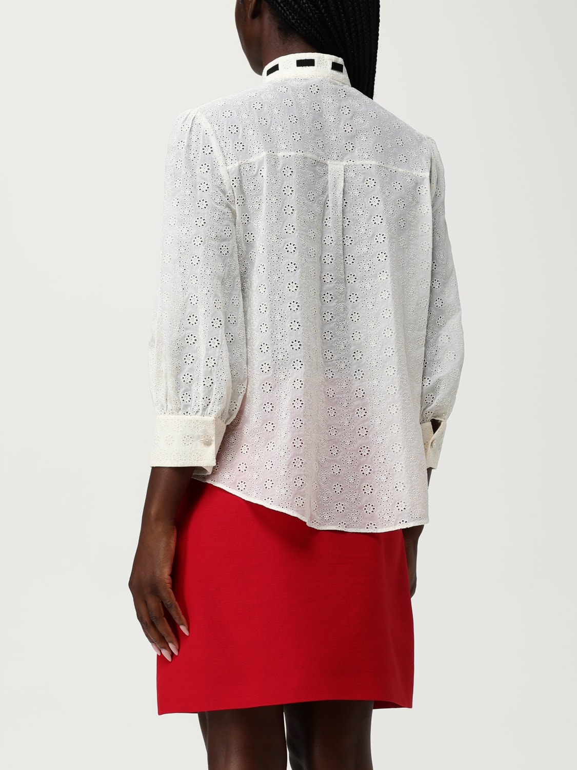 VALENTINO SHIRT: Shirt woman Valentino, Ivory - Img 2