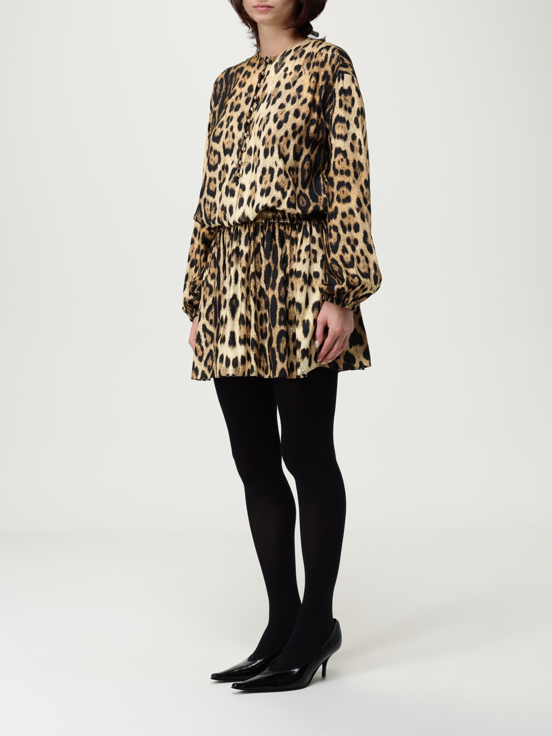 ROBERTO CAVALLI DRESS: Dress woman Roberto Cavalli, Natural - Img 3