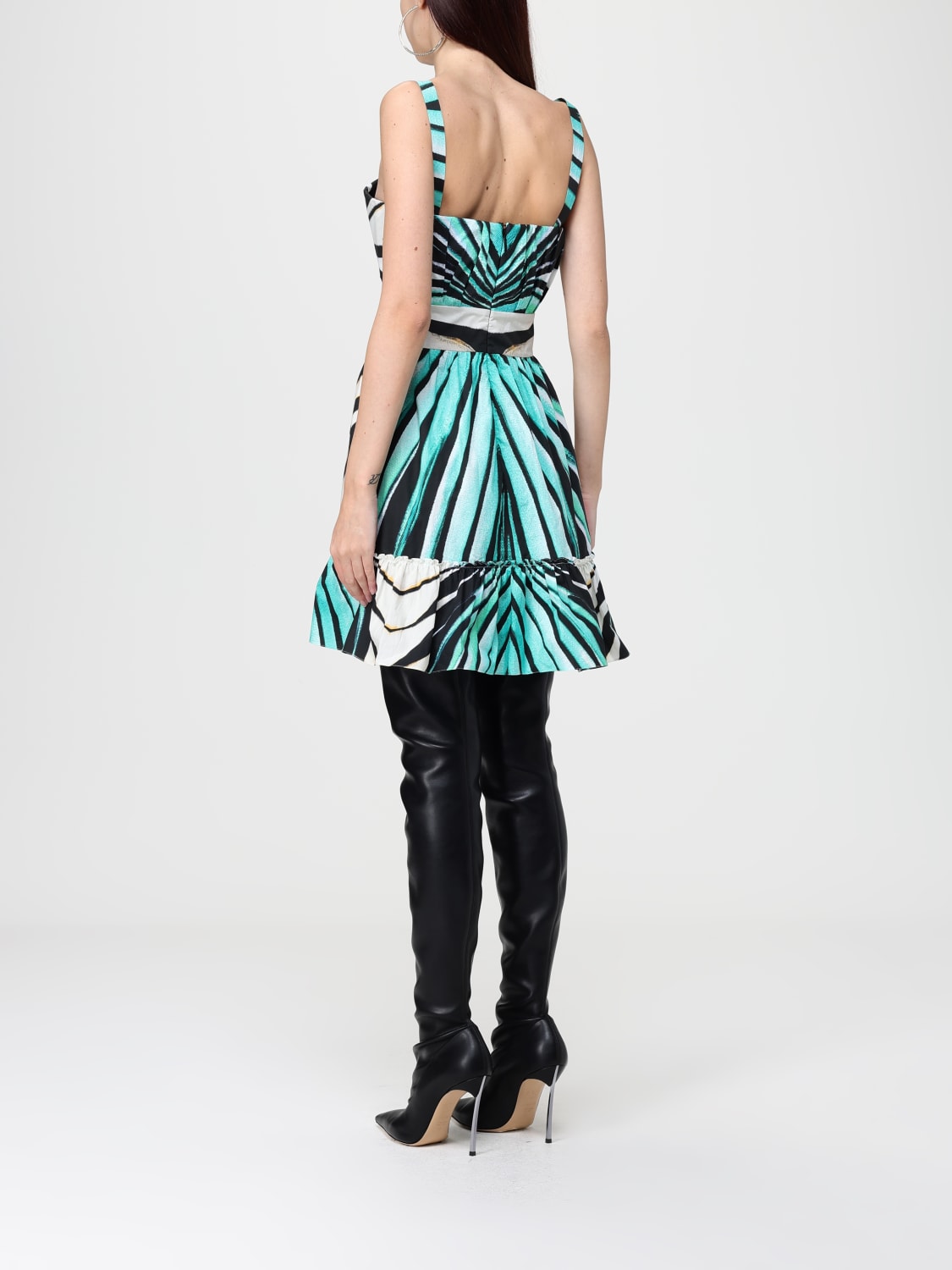 ROBERTO CAVALLI VESTIDO: Vestido mujer Roberto Cavalli, Turquesa - Img 2