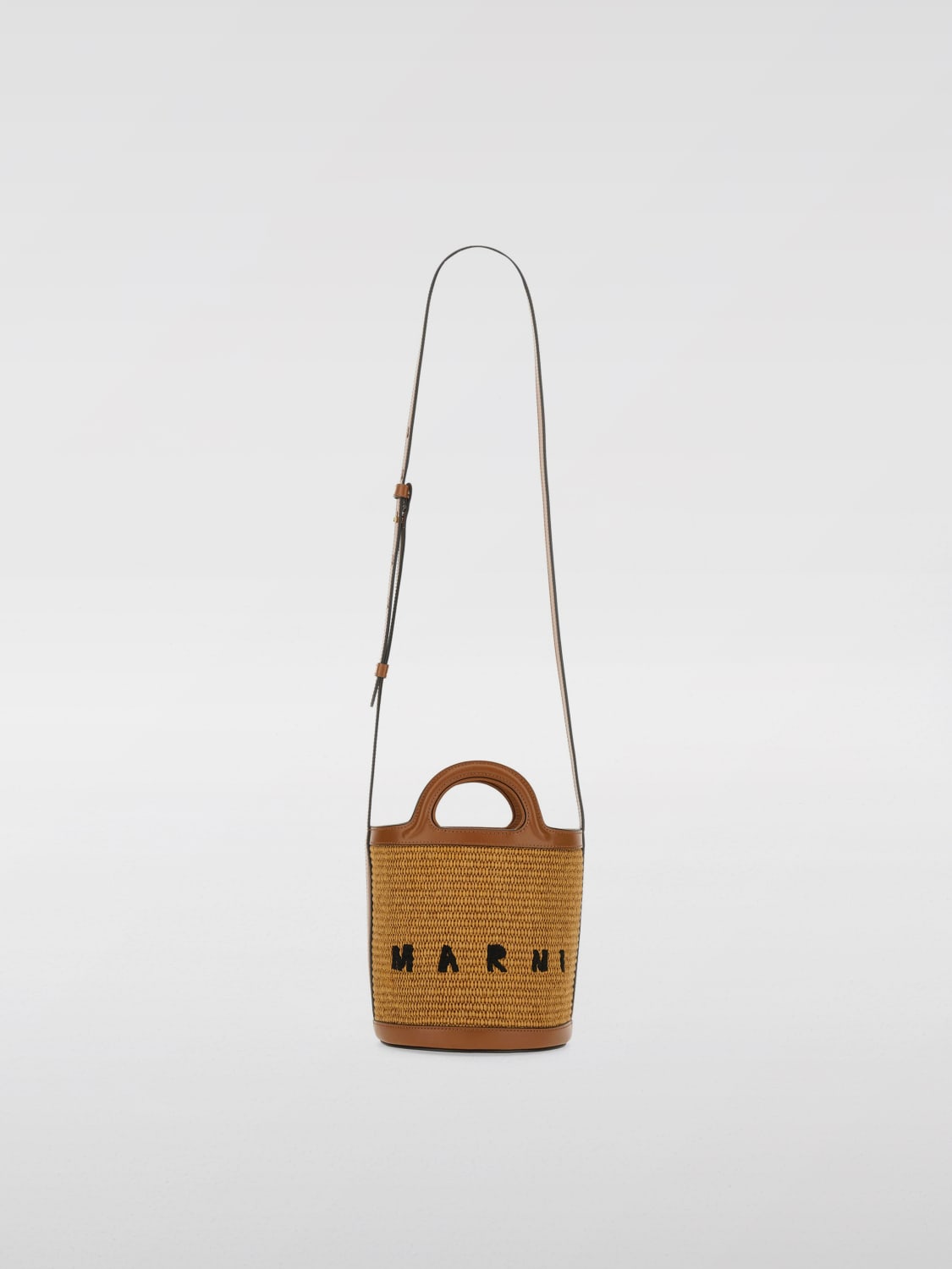 MARNI MINI BAG: Shoulder bag woman Marni, Brown - Img 1